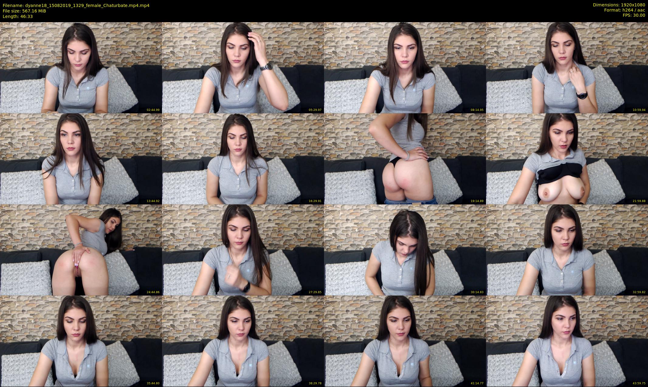 dyanne18 — 47 minute Chaturbate female cam show recording, 1080p, Aug 15, 2019