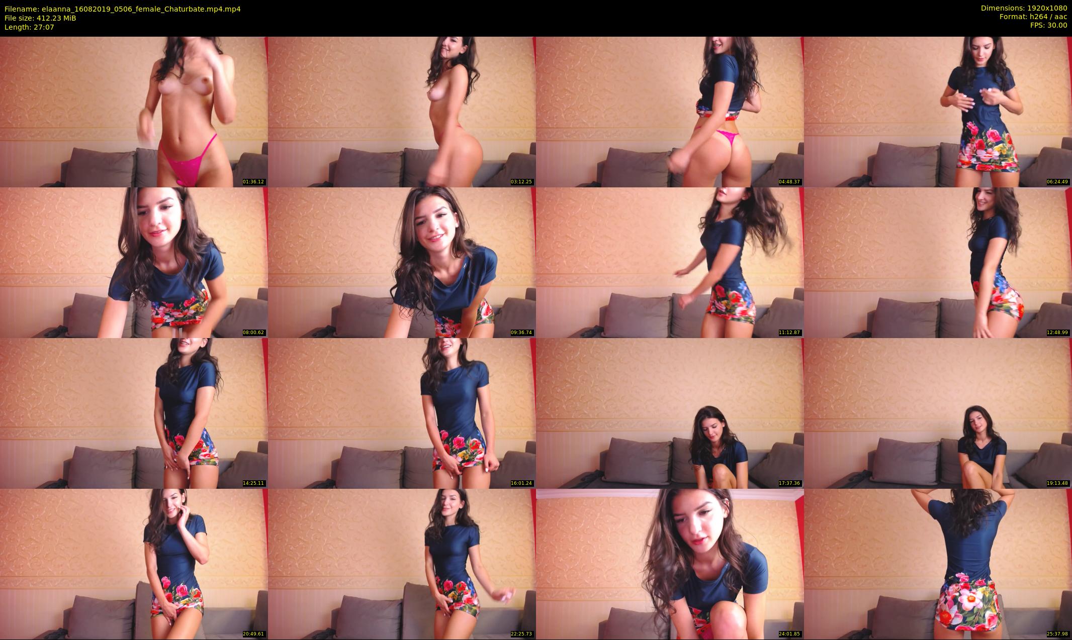 elaanna — 28 minute Chaturbate female cam show recording, 1080p, Aug 16, 2019