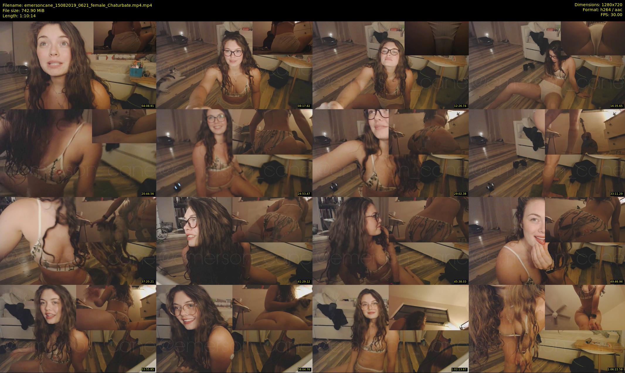 emersoncane — 71 minute Chaturbate female cam show recording, 720p, Aug 15, 2019