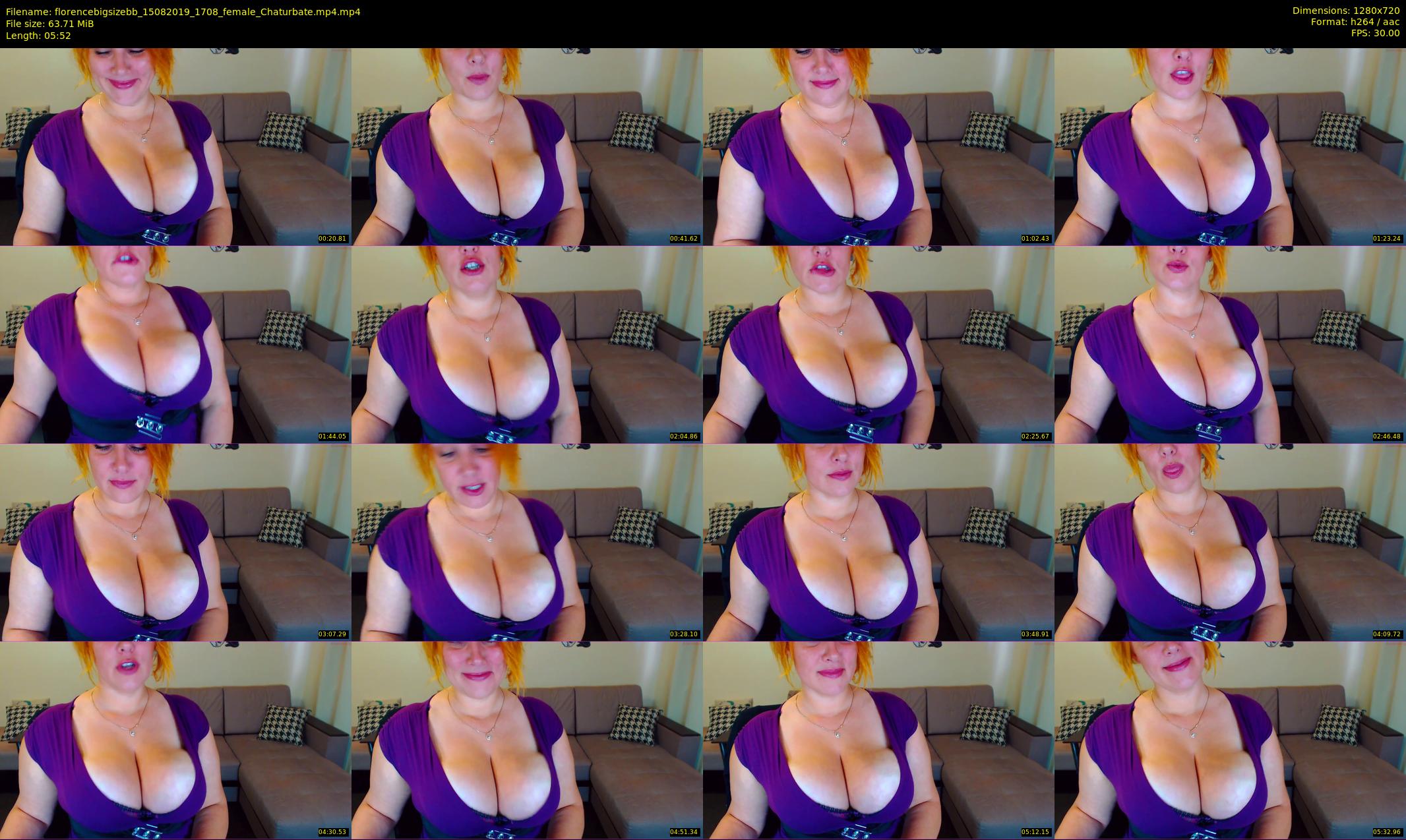 florencebigsizebb — 6 minute Chaturbate female cam show recording, 720p, Aug 15, 2019