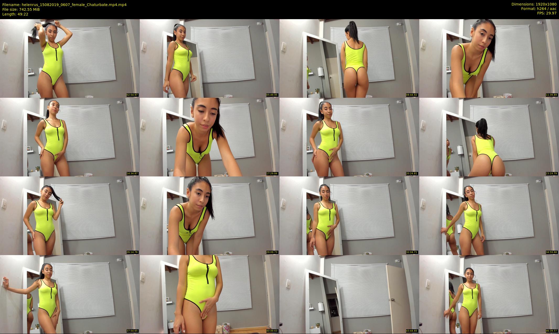 helenrus — 50 minute Chaturbate female cam show recording, 1080p, Aug 15, 2019