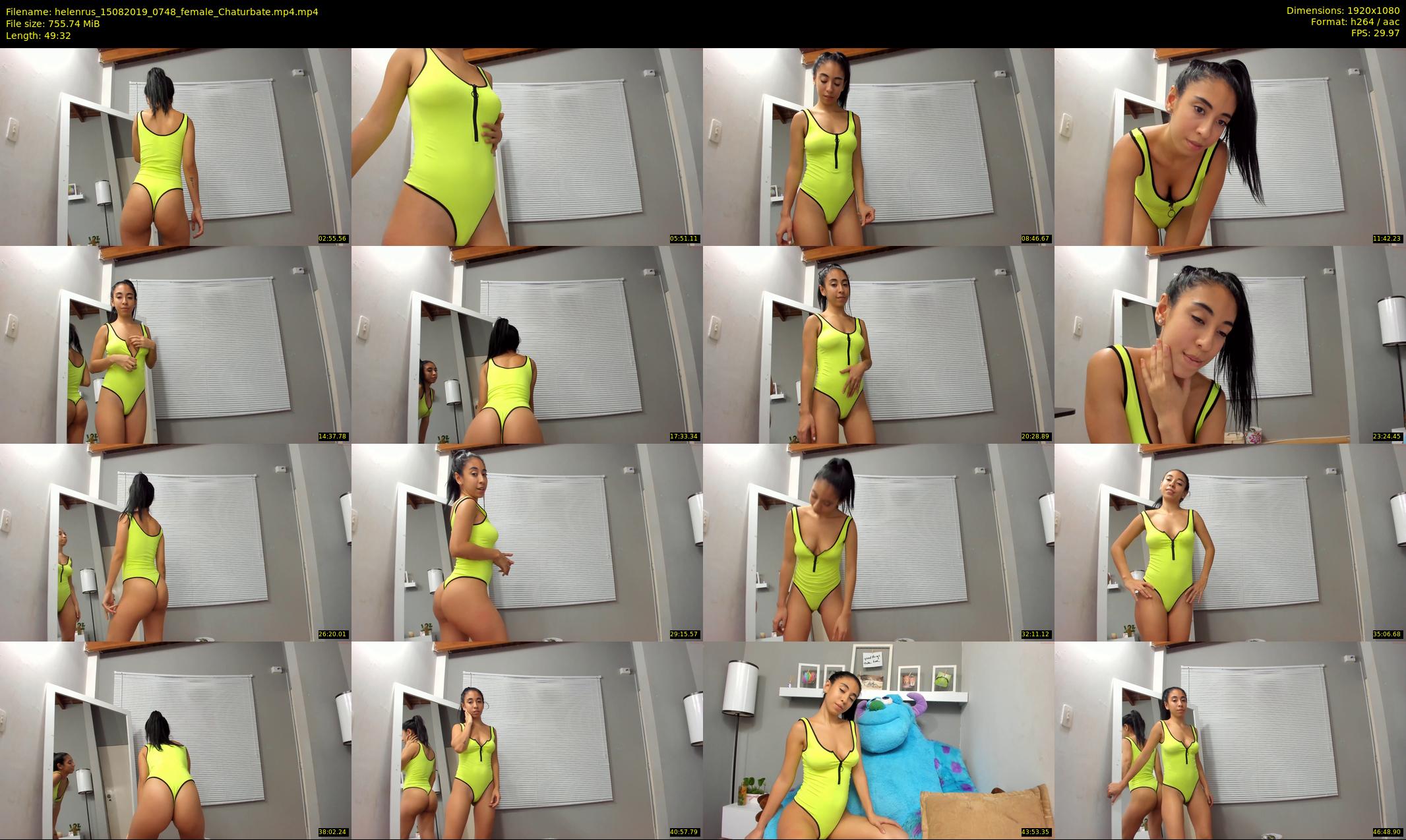 helenrus — 50 minute Chaturbate female cam show recording, 1080p, Aug 15, 2019