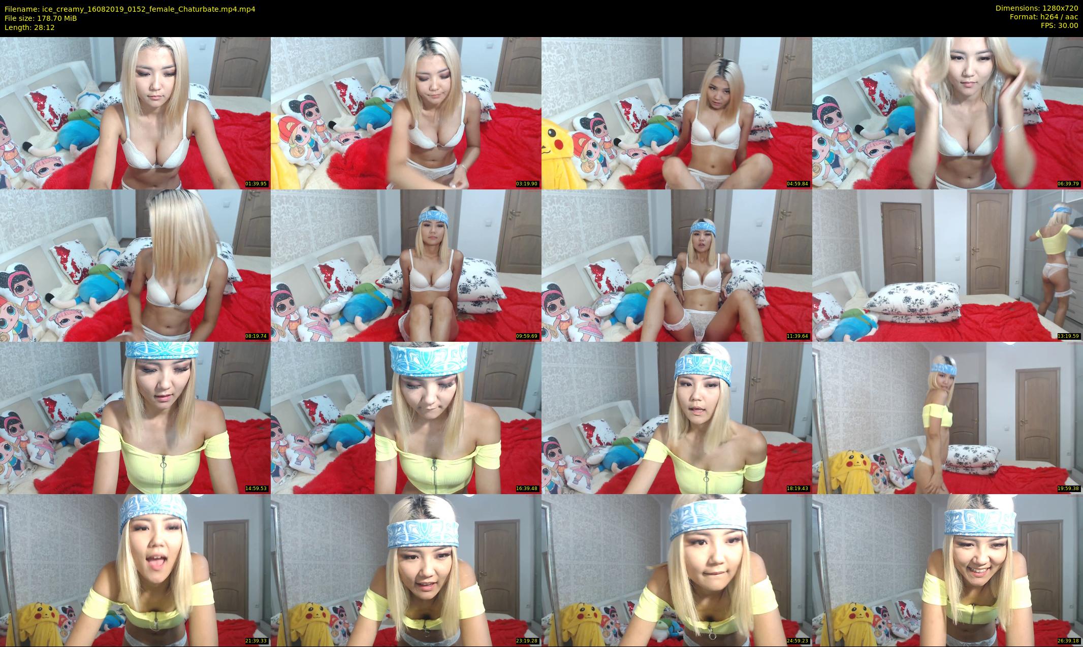 ice_creamy — 29 minute Chaturbate female cam show recording, 720p, Aug 16, 2019