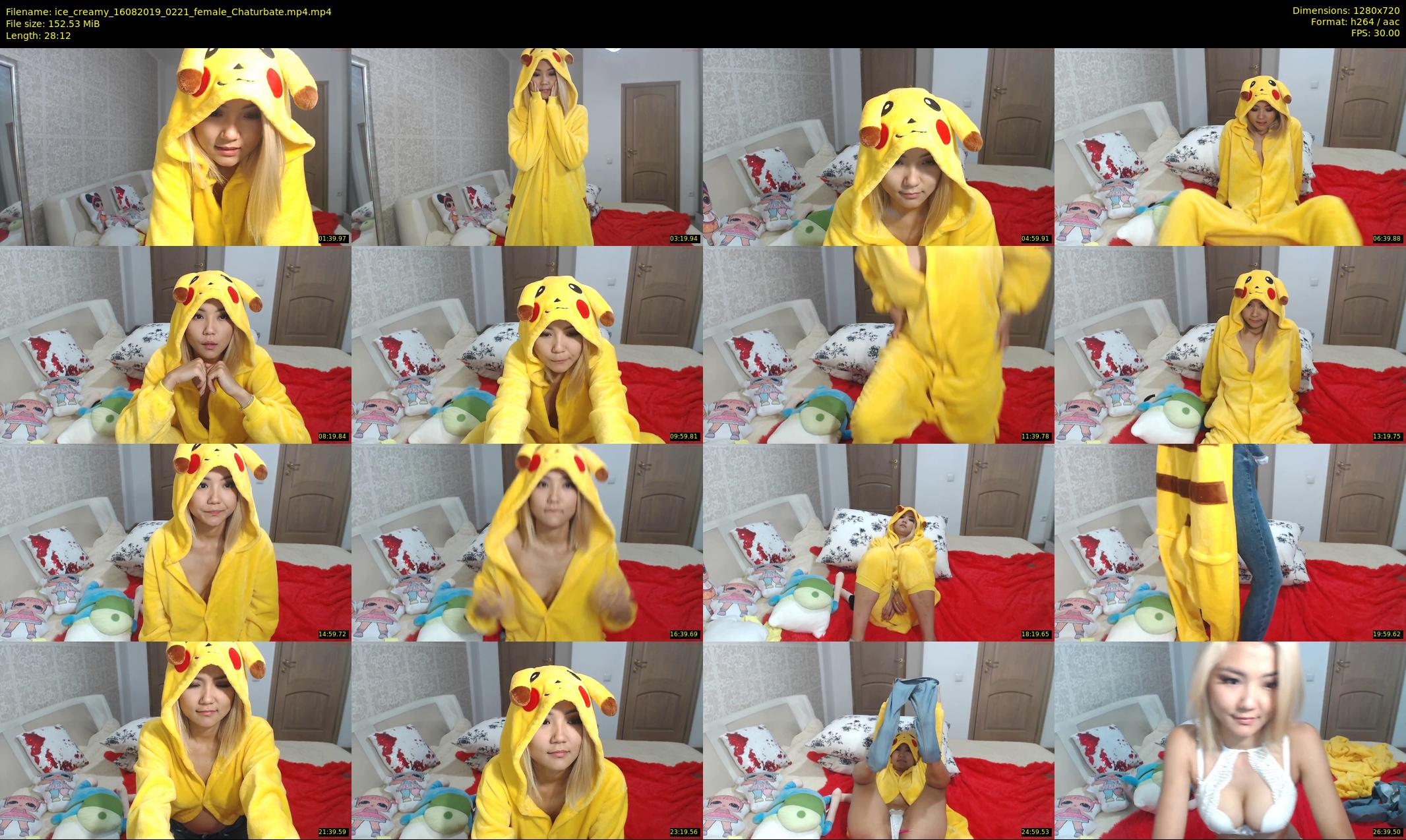 ice_creamy — 29 minute Chaturbate female cam show recording, 720p, Aug 16, 2019