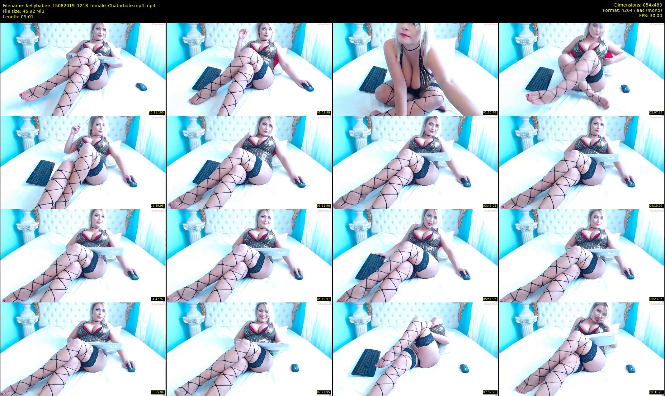 kellybabee — 10 minute Chaturbate female cam show recording, 480p, Aug 15, 2019