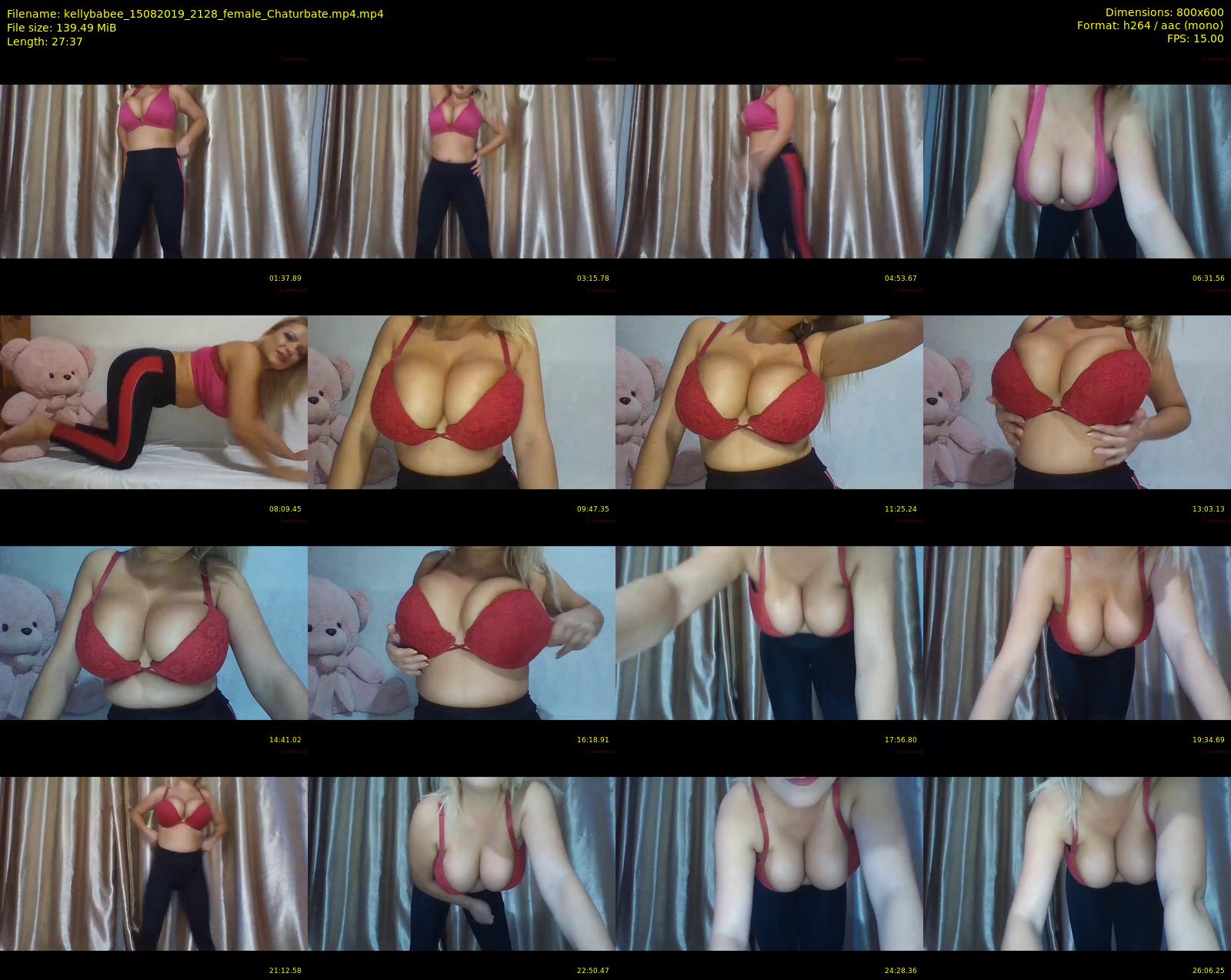 kellybabee — 28 minute Chaturbate female cam show recording, 480p, Aug 15, 2019
