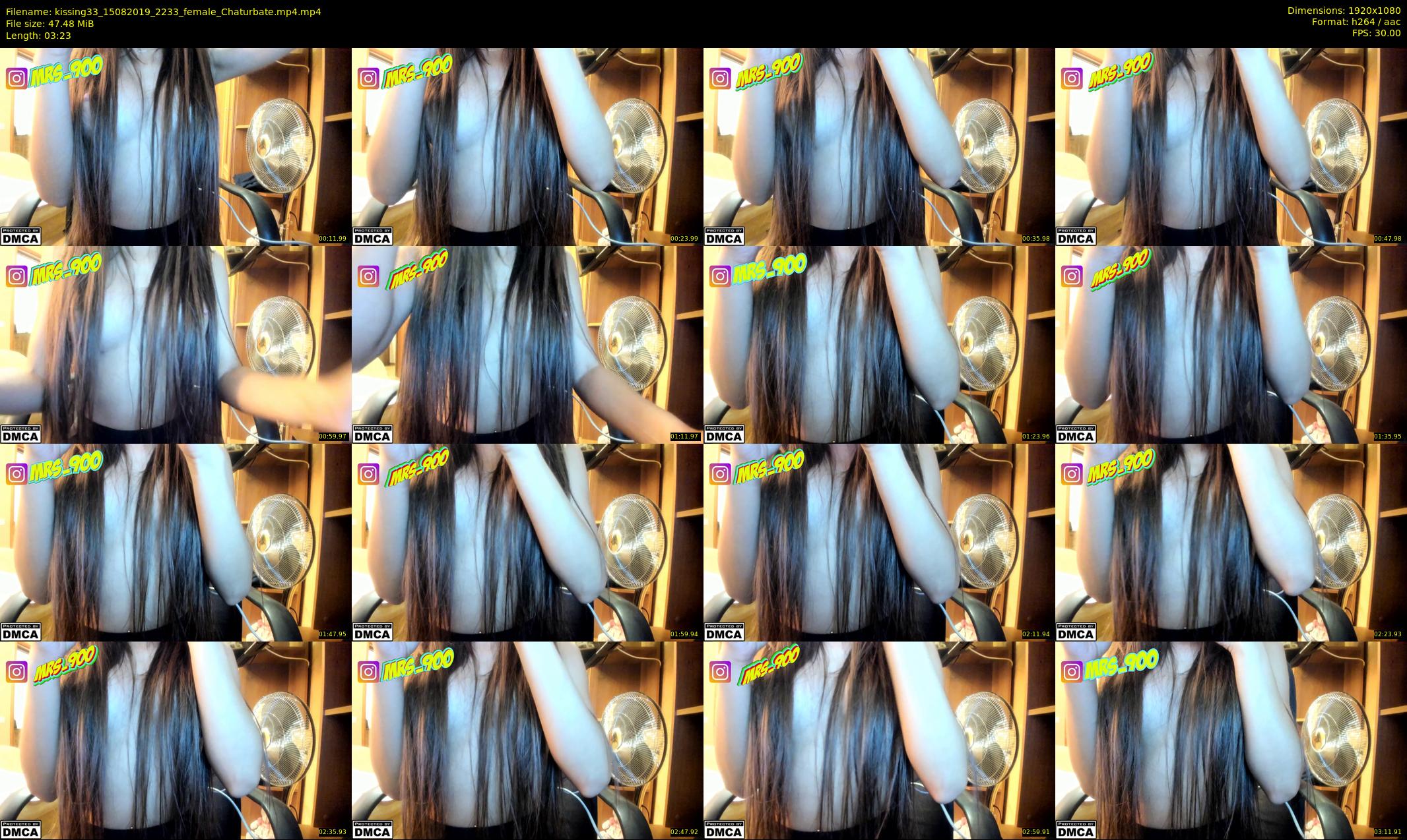 kissing33 — 4 minute Chaturbate female cam show recording, 1080p, Aug 15, 2019