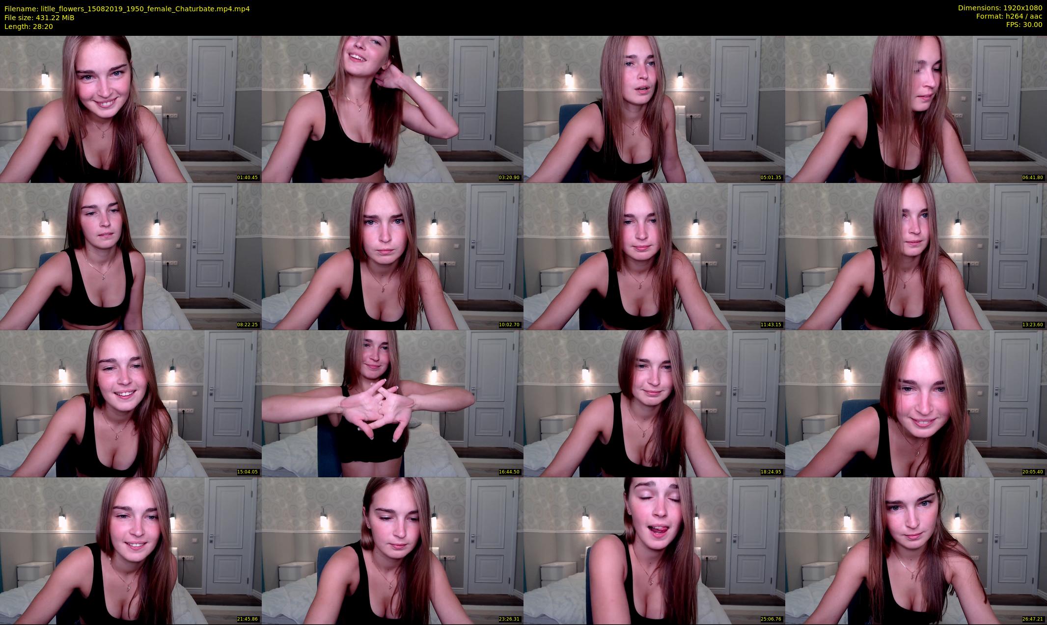 litlle_flowers — 29 minute Chaturbate female cam show recording, 1080p, Aug 15, 2019