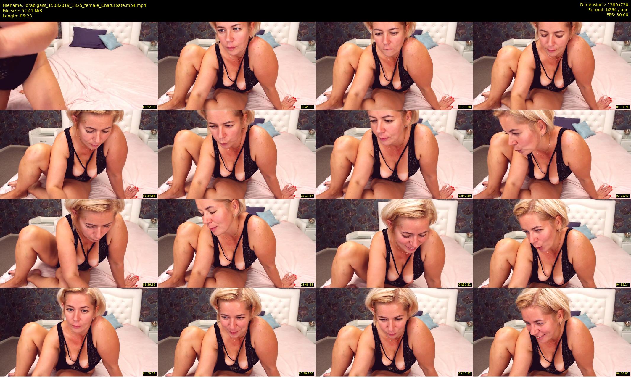 lorabigass — 7 minute Chaturbate female cam show recording, 720p, Aug 15, 2019