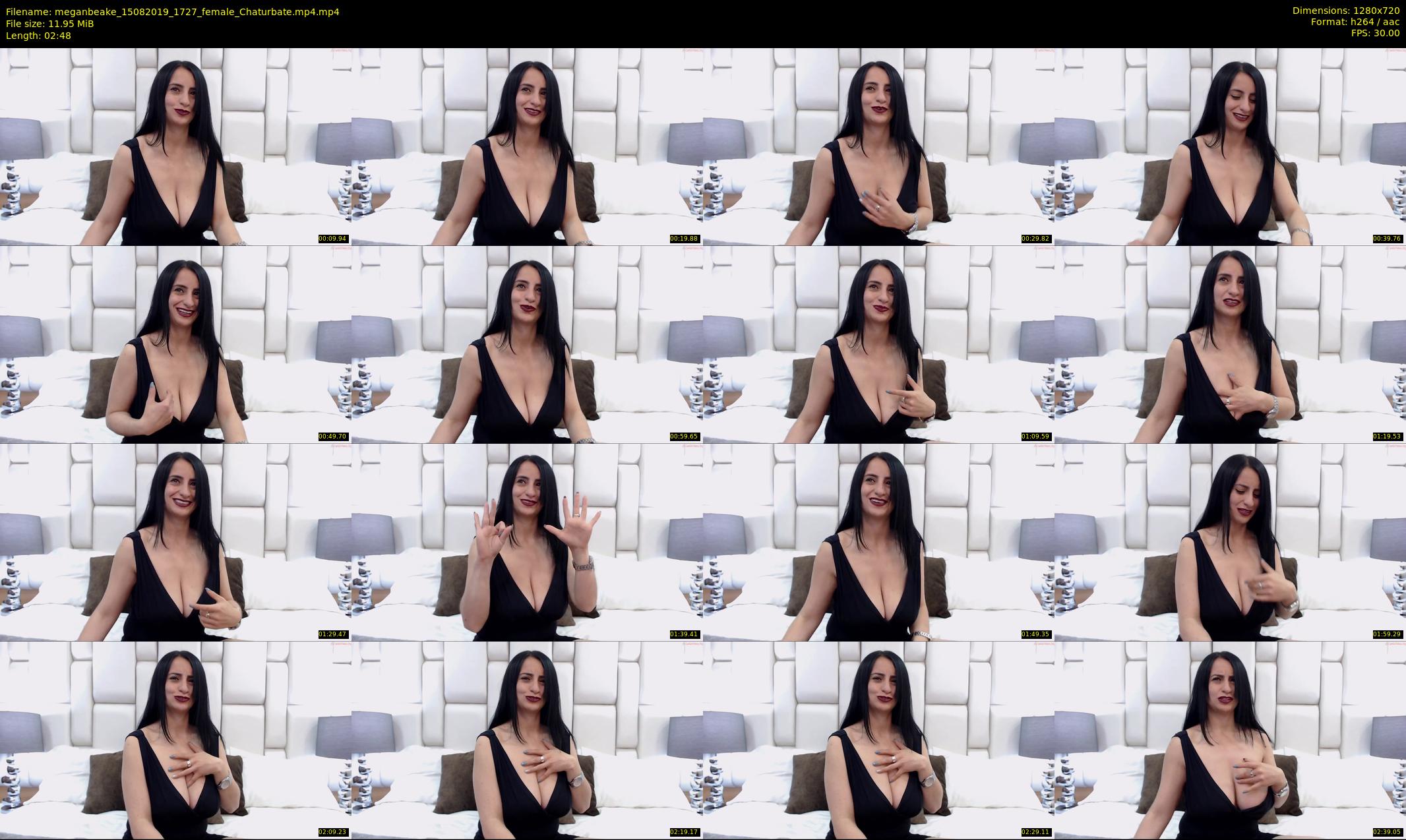 meganbeake — 3 minute Chaturbate female cam show recording, 720p, Aug 15, 2019