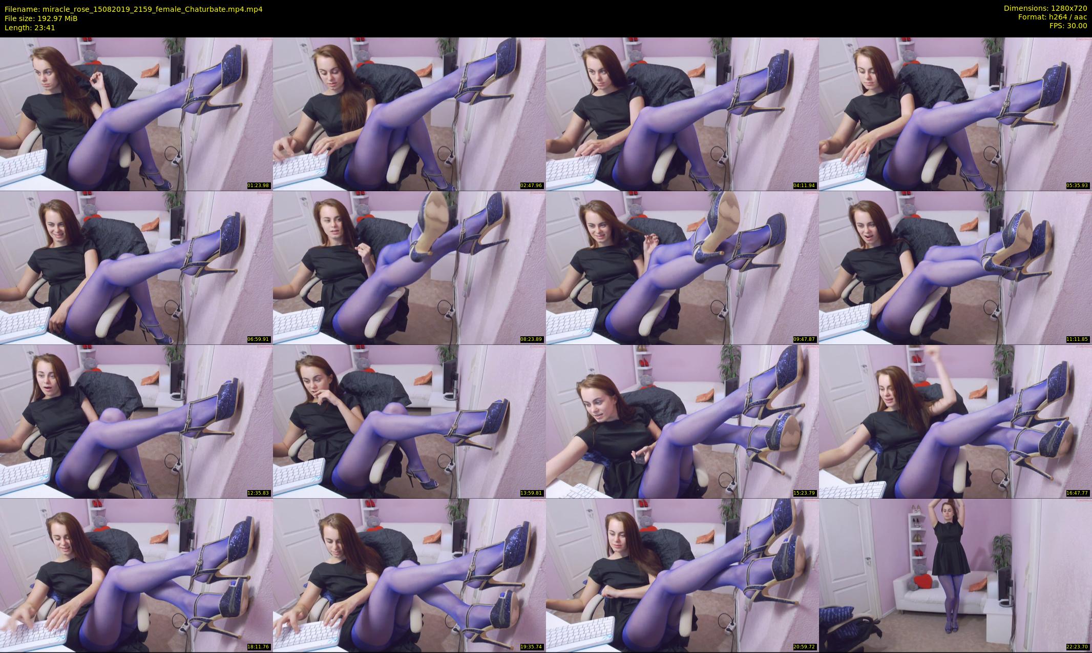 miracle_rose — 24 minute Chaturbate female cam show recording, 720p, Aug 15, 2019
