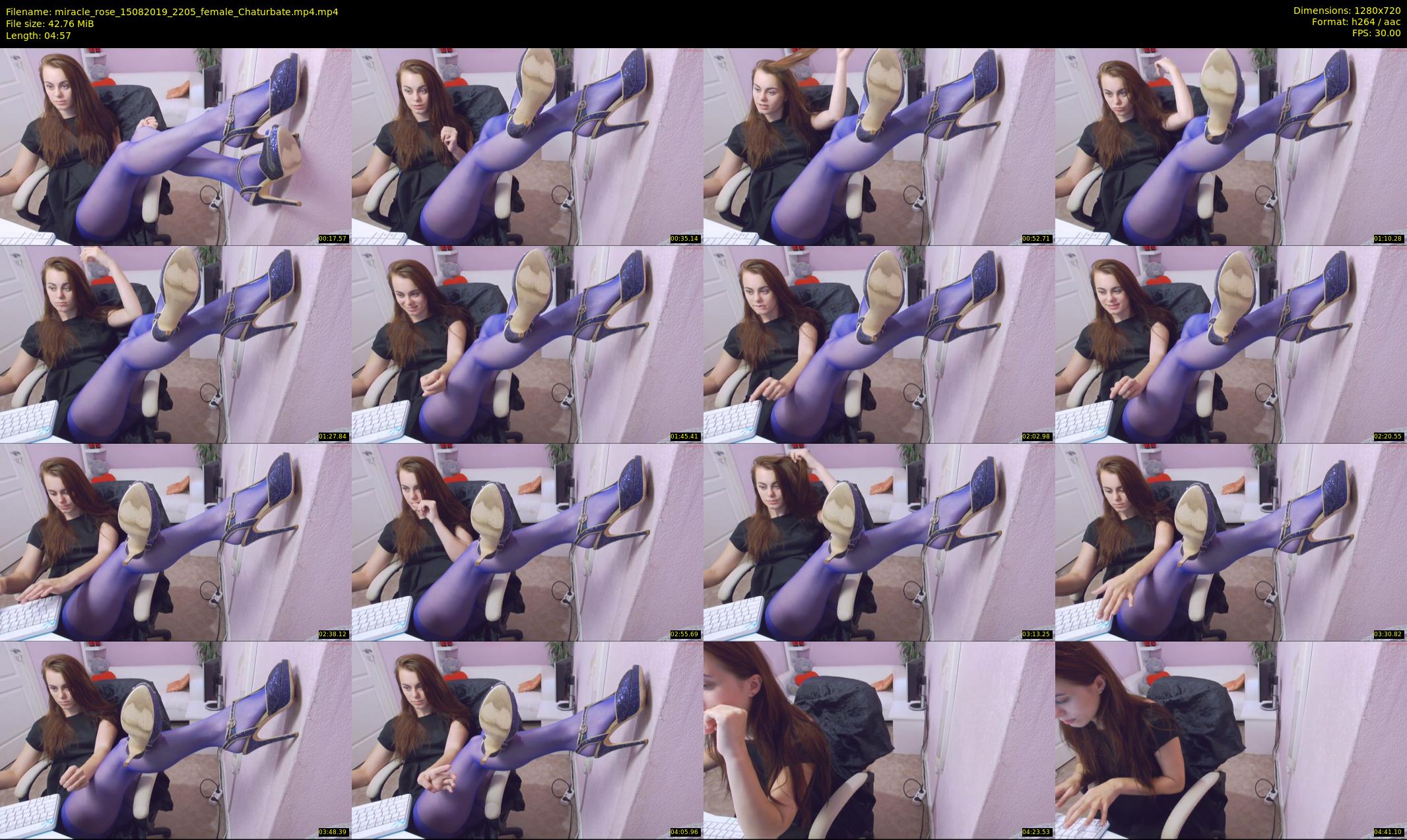 miracle_rose — 5 minute Chaturbate female cam show recording, 720p, Aug 15, 2019