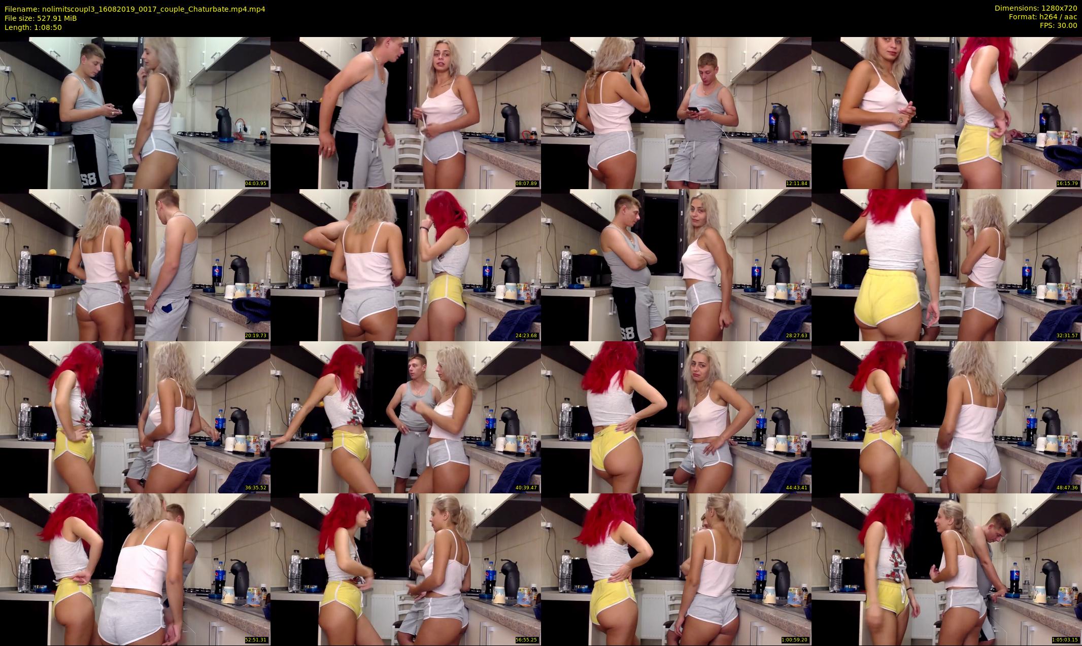 nolimitscoupl3 — 69 minute Chaturbate couple cam show recording, 720p, Aug 16, 2019