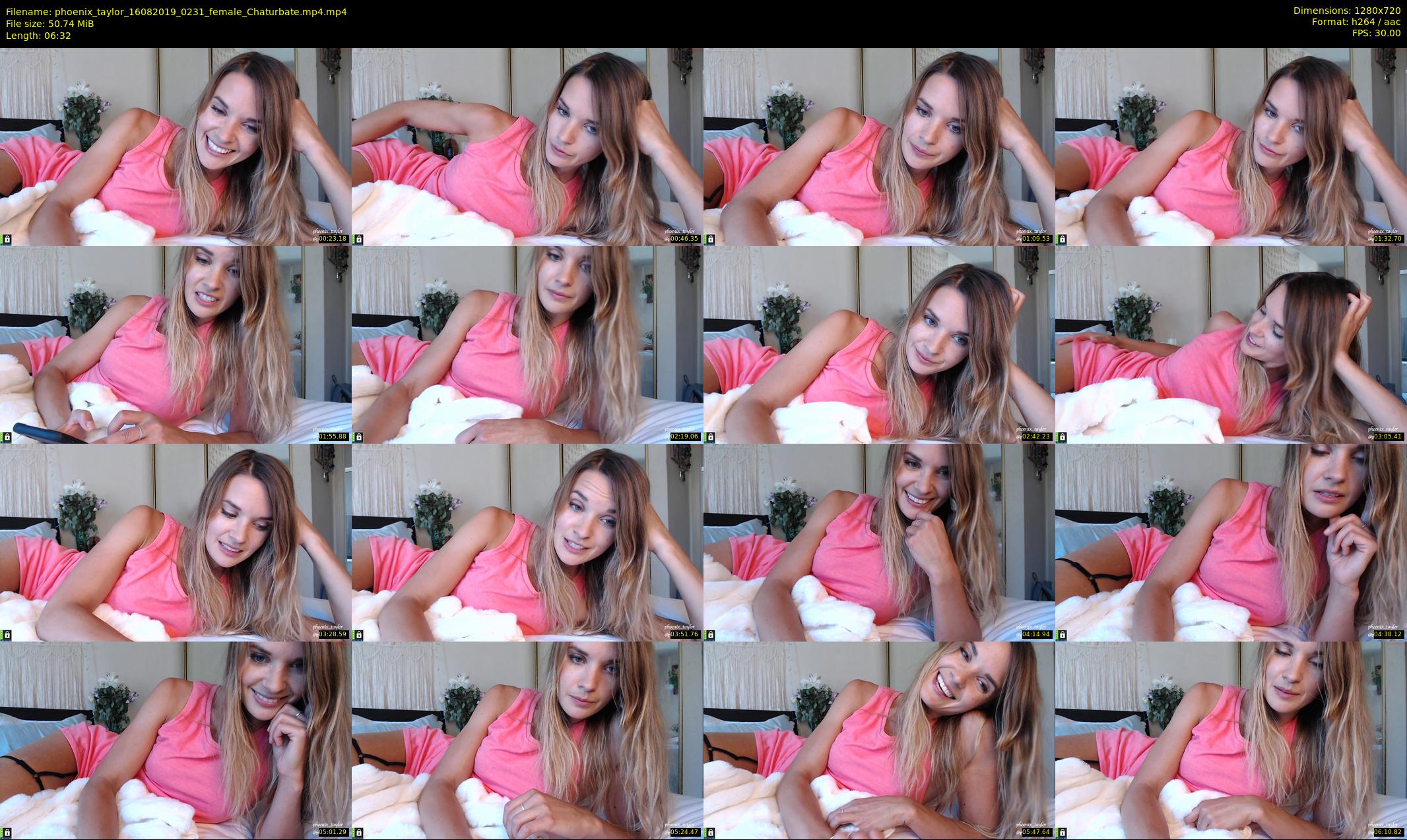 phoenix_taylor — 7 minute Chaturbate female cam show recording, 720p, Aug 16, 2019