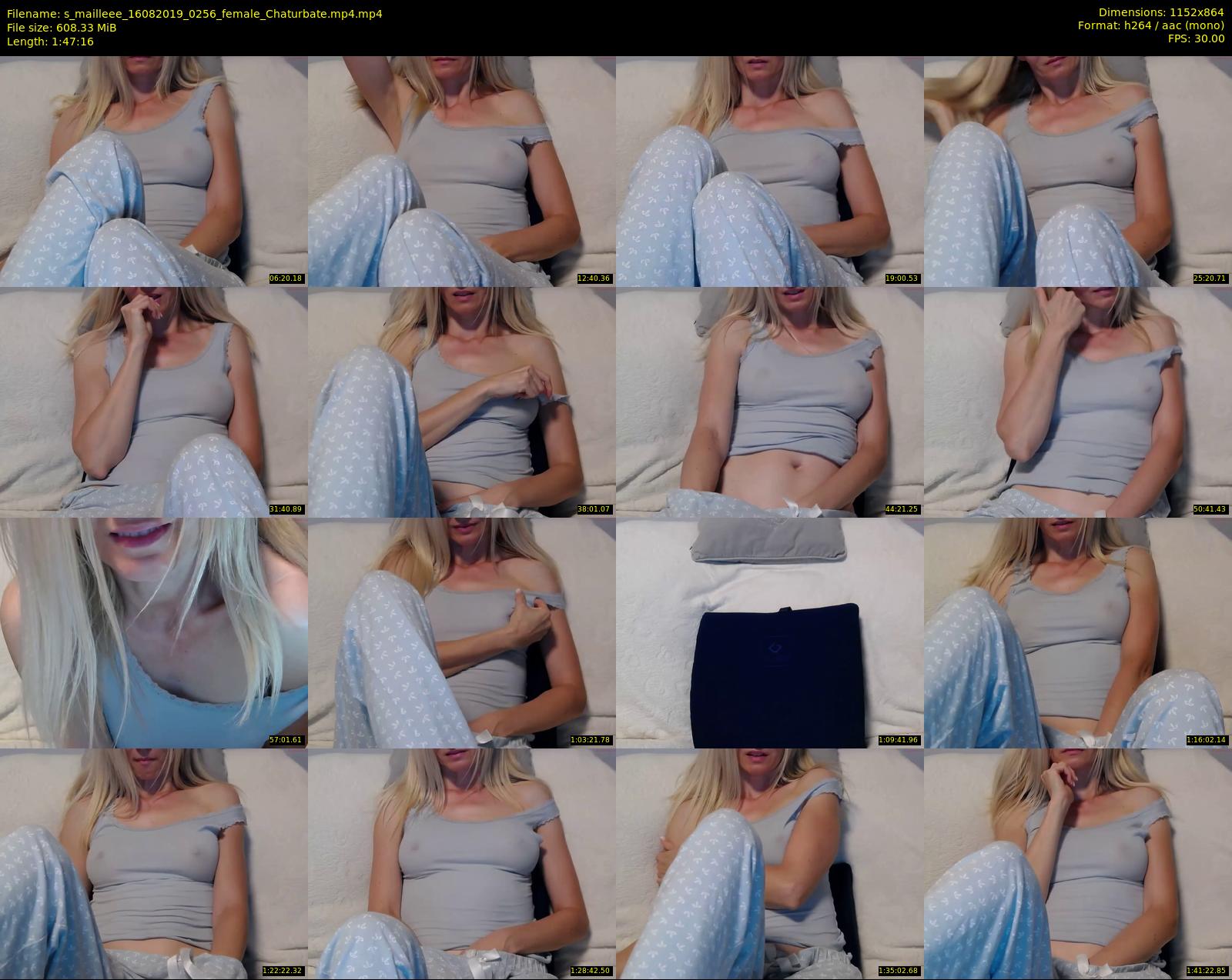s_mailleee — 108 minute Chaturbate female cam show recording, 720p, Aug 16, 2019