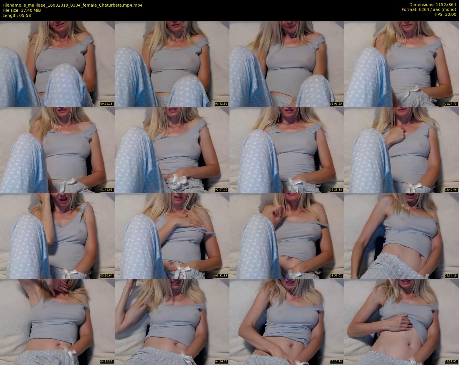 s_mailleee — 6 minute Chaturbate female cam show recording, 720p, Aug 16, 2019
