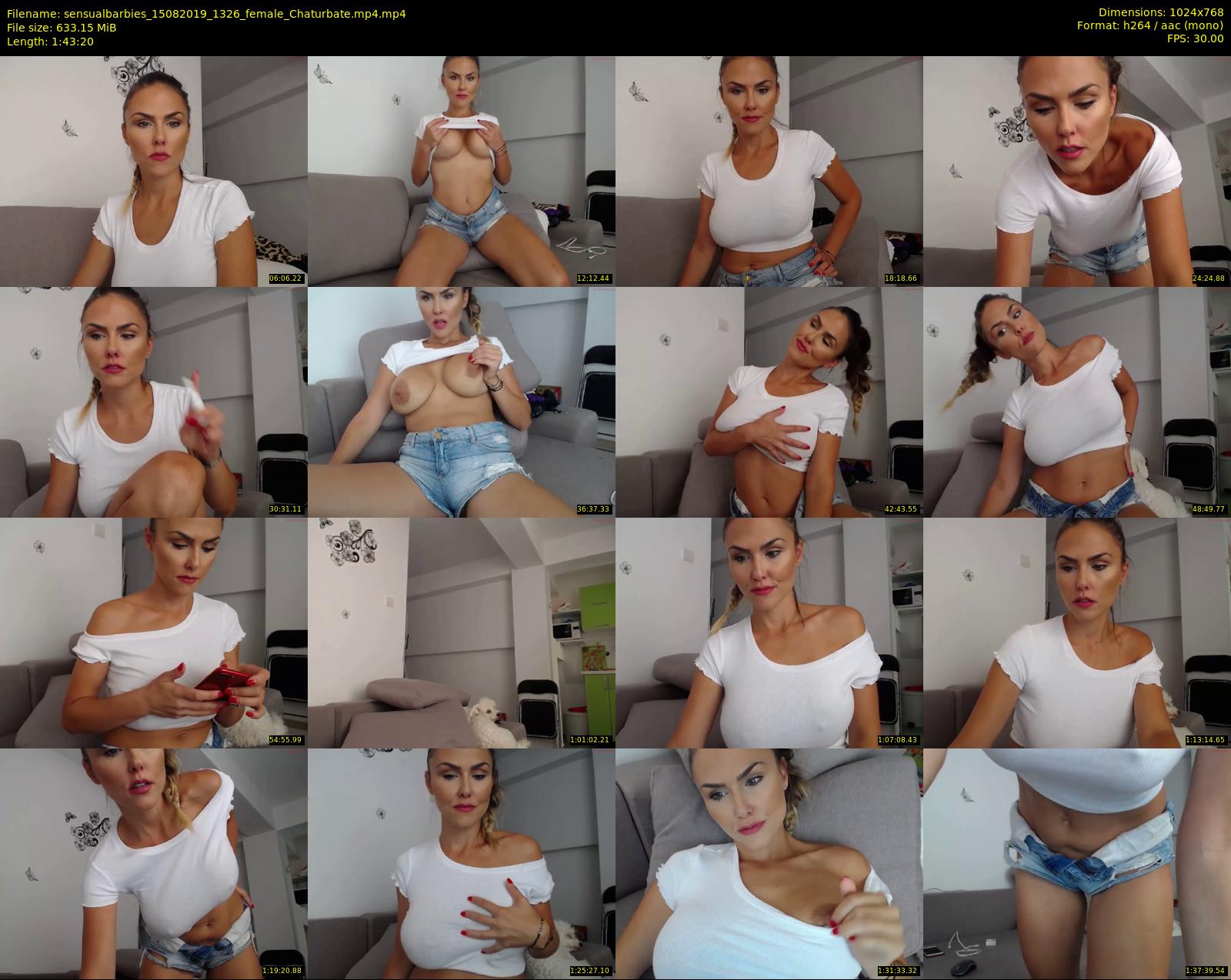 sensualbarbies — 104 minute Chaturbate female cam show recording, 720p, Aug 15, 2019