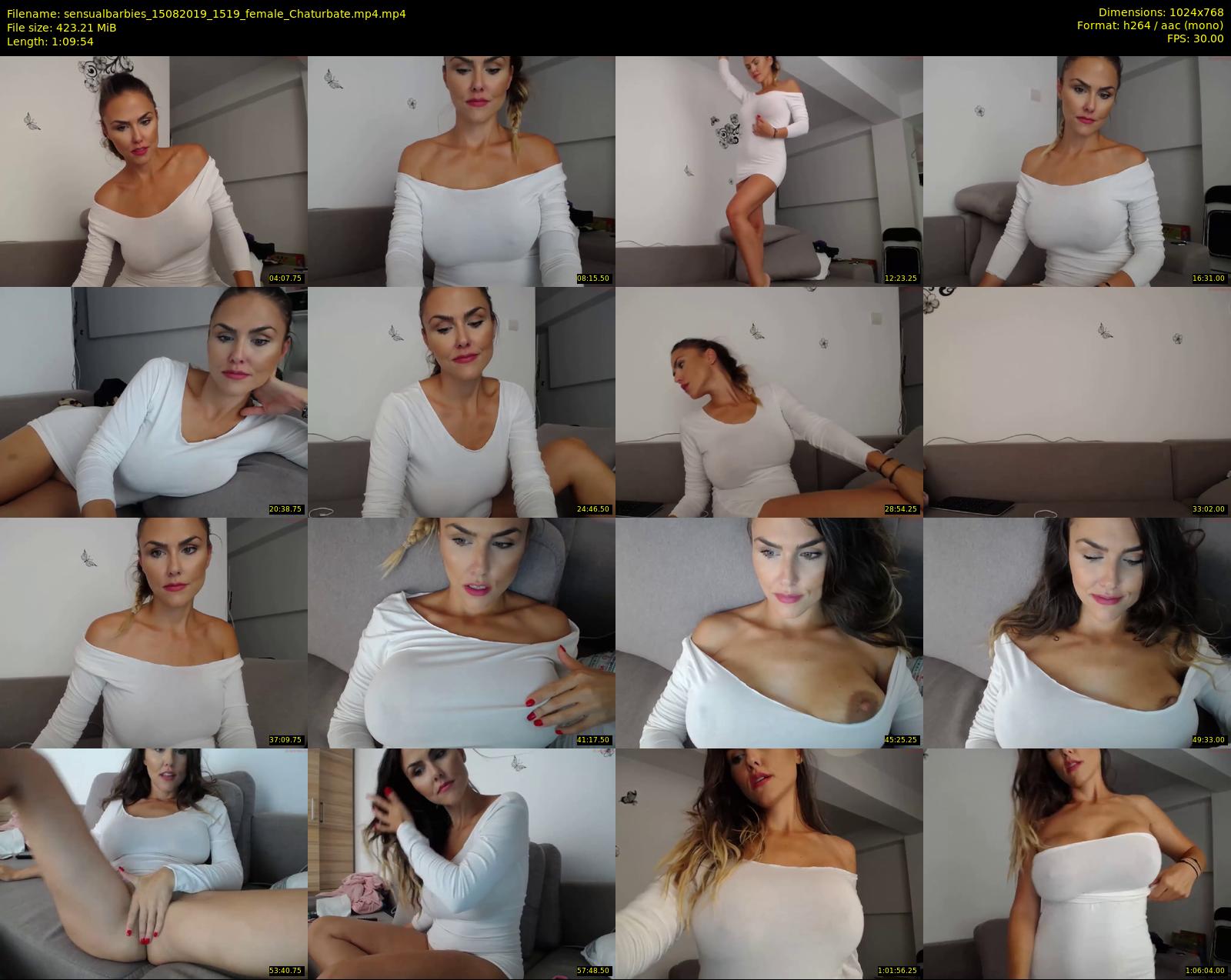 sensualbarbies — 70 minute Chaturbate female cam show recording, 720p, Aug 15, 2019