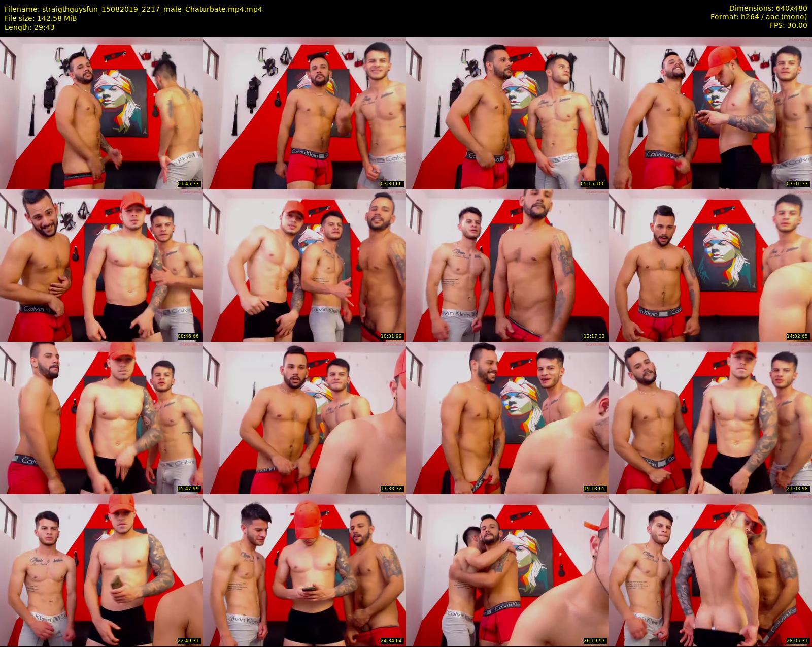 straigthguysfun — 30 minute Chaturbate male cam show recording, 480p, Aug 15, 2019