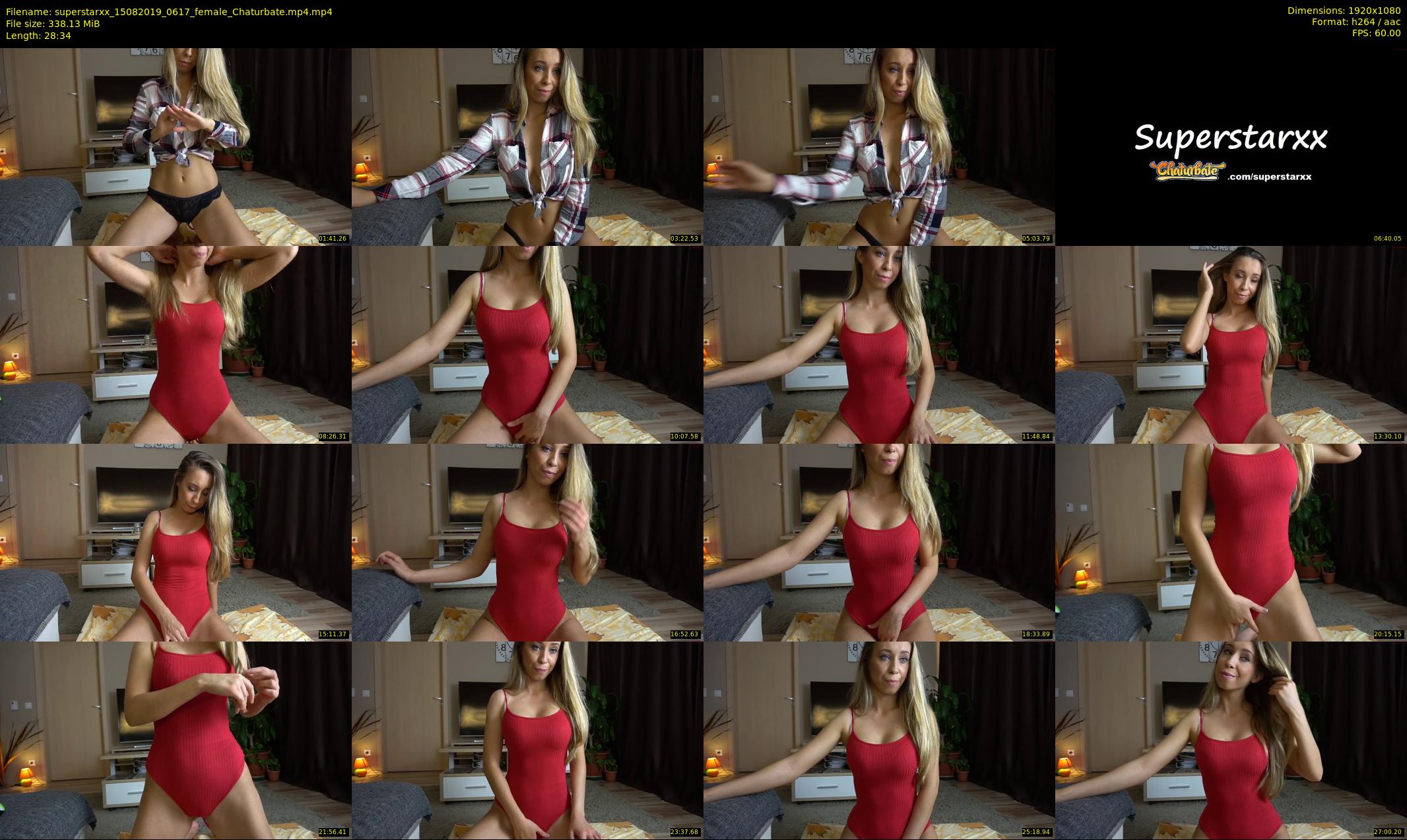superstarxx — 29 minute Chaturbate female cam show recording, 1080p, Aug 15, 2019