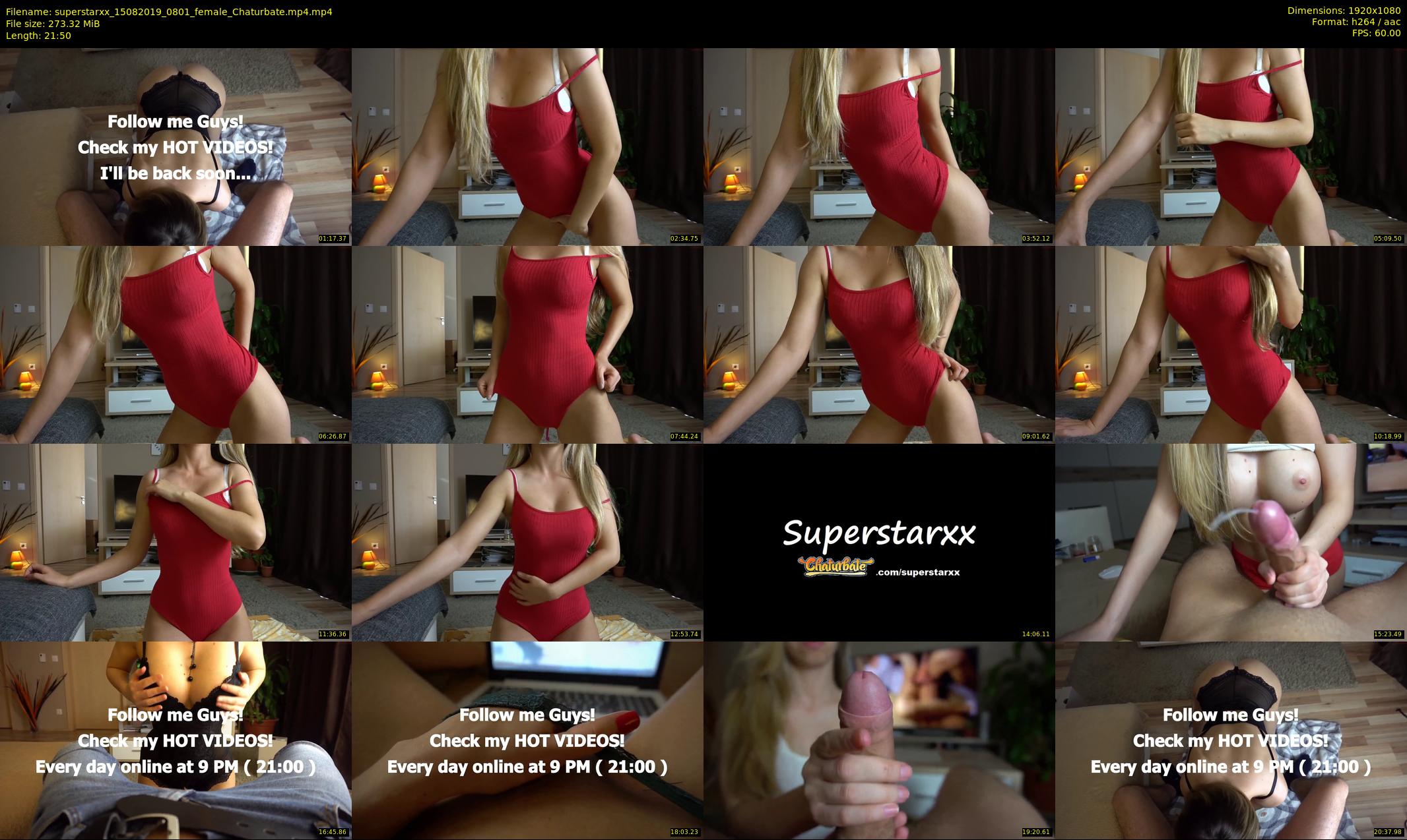 superstarxx — 22 minute Chaturbate female cam show recording, 1080p, Aug 15, 2019