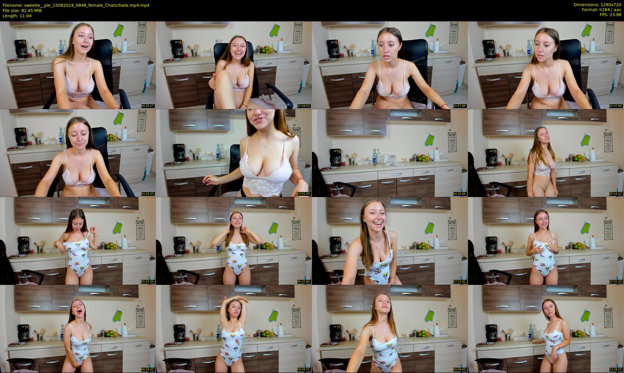 sweetie__pie — 12 minute Chaturbate female cam show recording, 720p, Aug 15, 2019