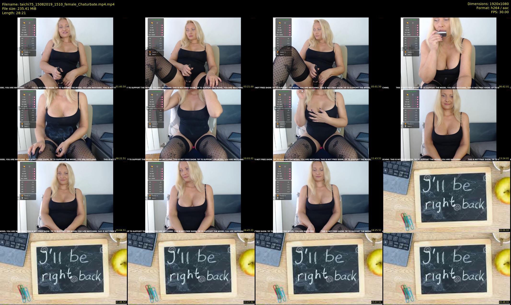 taichi75 — 29 minute Chaturbate female cam show recording, 1080p, Aug 15, 2019