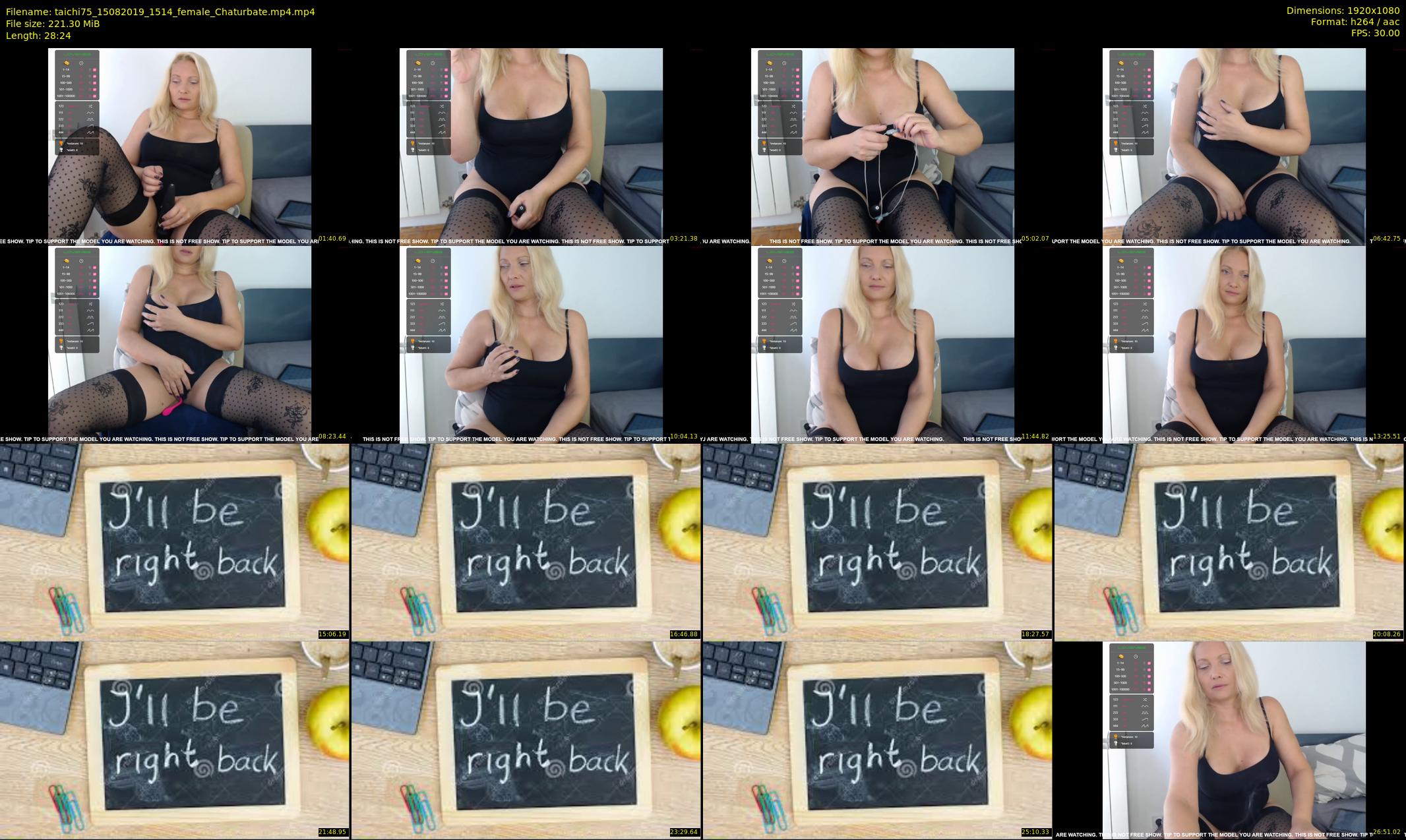 taichi75 — 29 minute Chaturbate female cam show recording, 1080p, Aug 15, 2019