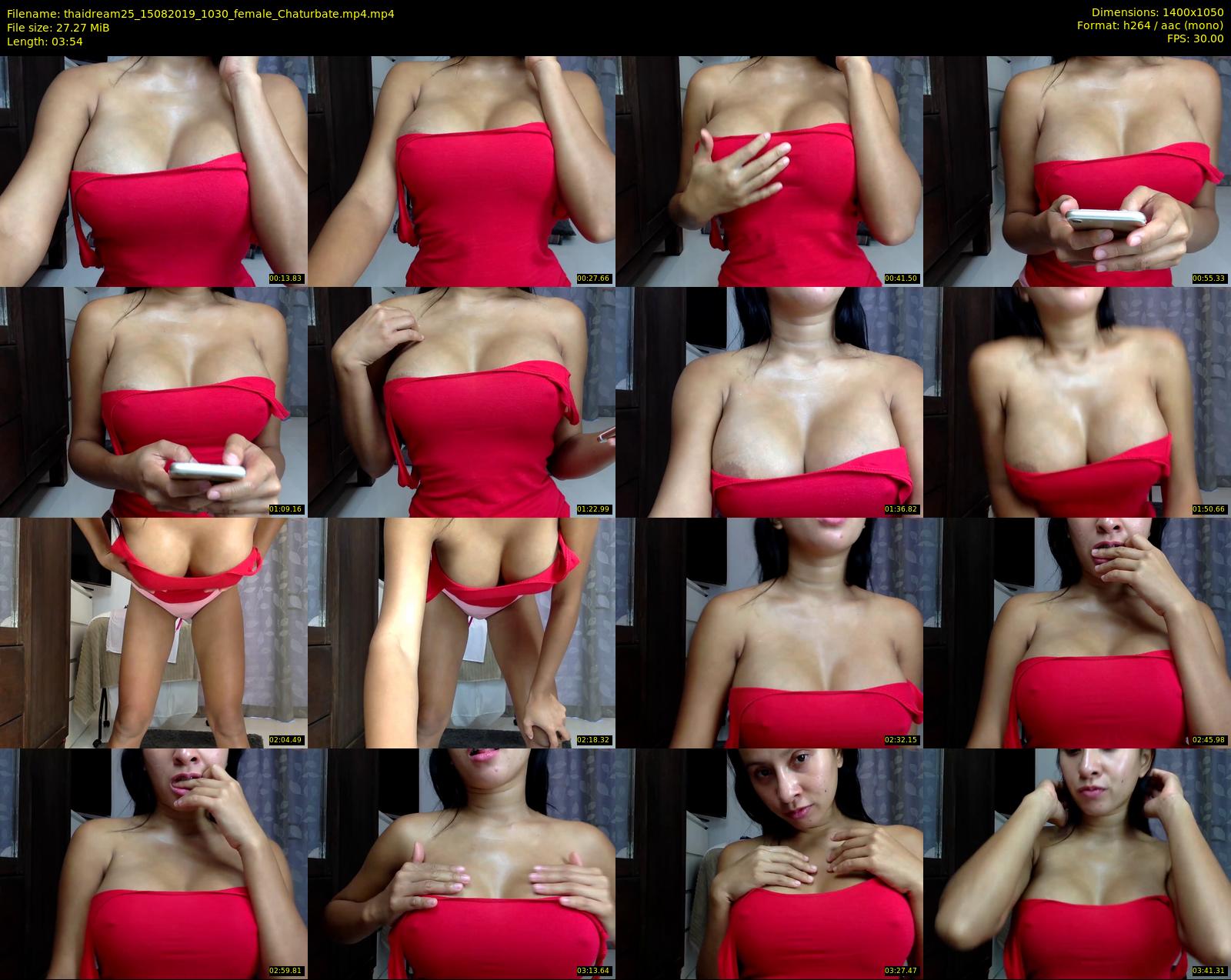 thaidream25 — 4 minute Chaturbate female cam show recording, 720p, Aug 15, 2019