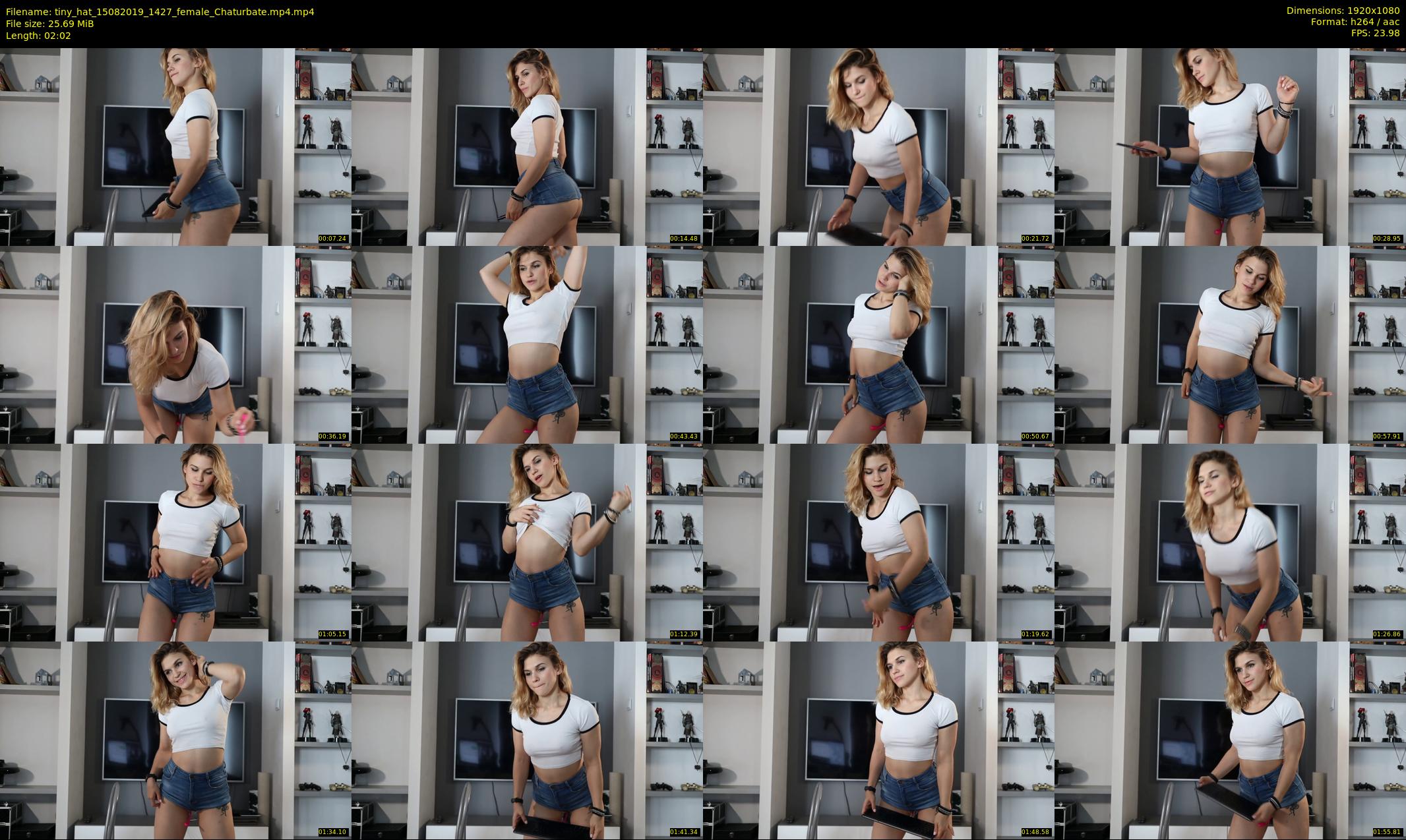 tiny_hat — 3 minute Chaturbate female cam show recording, 1080p, Aug 15, 2019