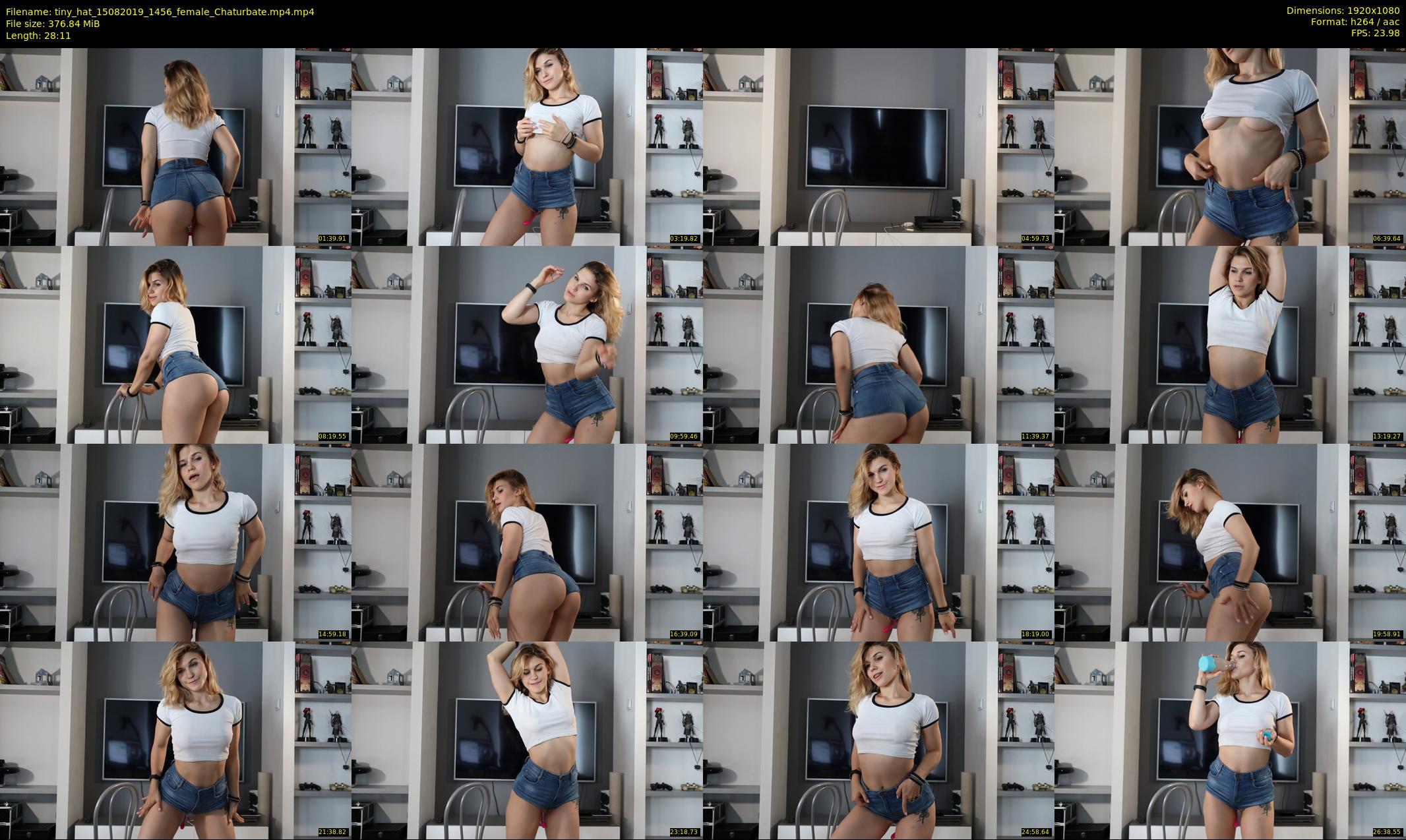 tiny_hat — 29 minute Chaturbate female cam show recording, 1080p, Aug 15, 2019