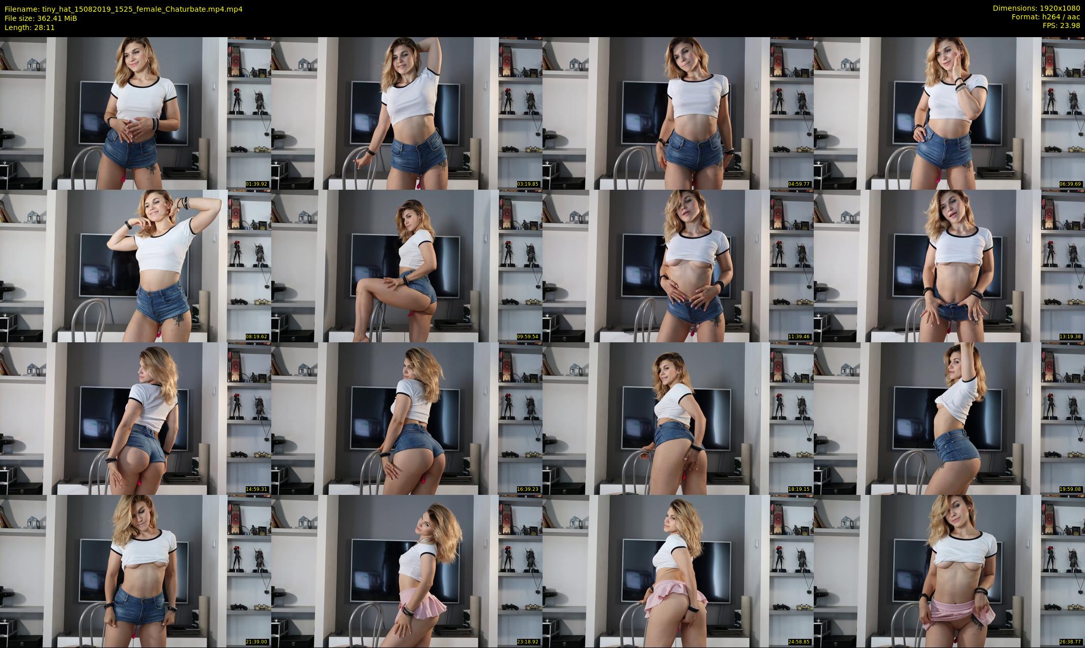 tiny_hat — 29 minute Chaturbate female cam show recording, 1080p, Aug 15, 2019