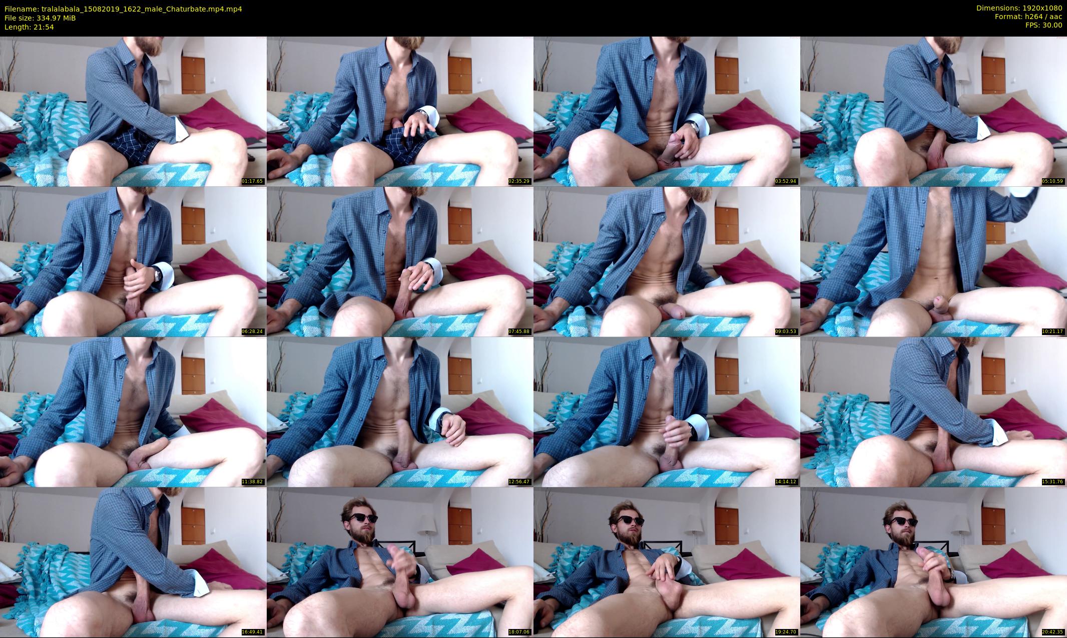 tralalabala — 22 minute Chaturbate male cam show recording, 1080p, Aug 15, 2019