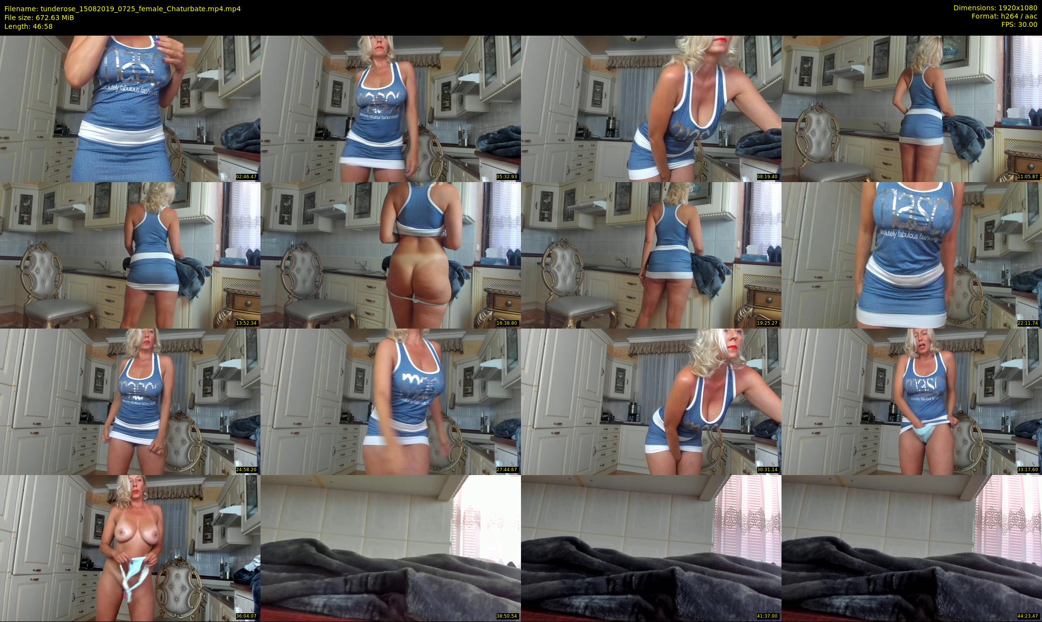 tunderose — 47 minute Chaturbate female cam show recording, 1080p, Aug 15, 2019
