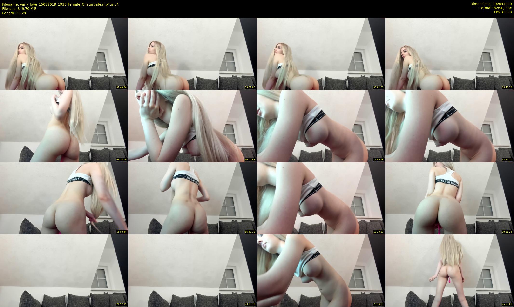 vany_love — 29 minute Chaturbate female cam show recording, 1080p, Aug 15, 2019
