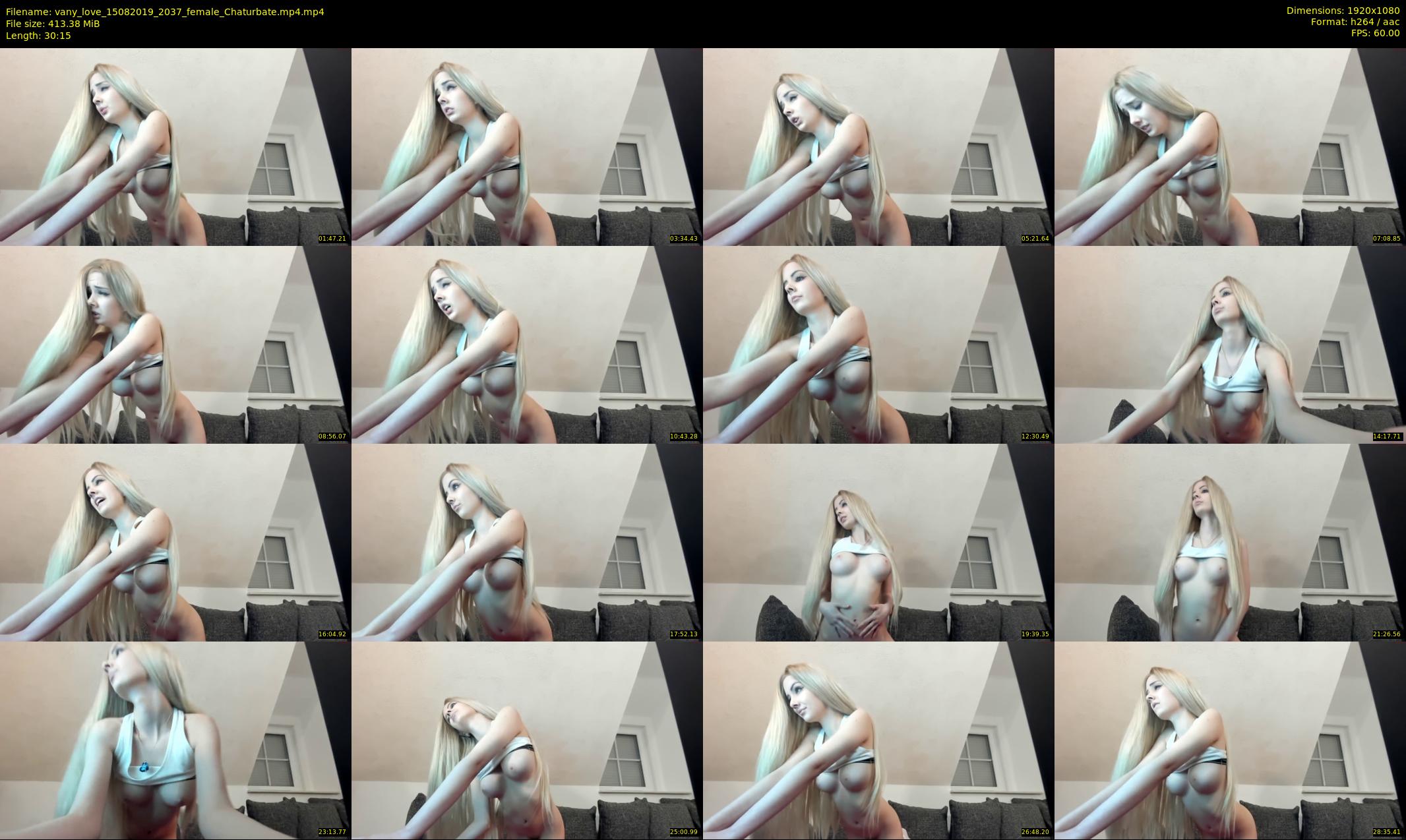 vany_love — 31 minute Chaturbate female cam show recording, 1080p, Aug 15, 2019