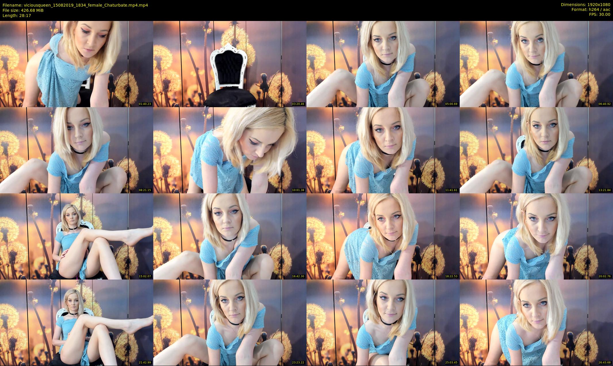 viciousqueen — 29 minute Chaturbate female cam show recording, 1080p, Aug 15, 2019