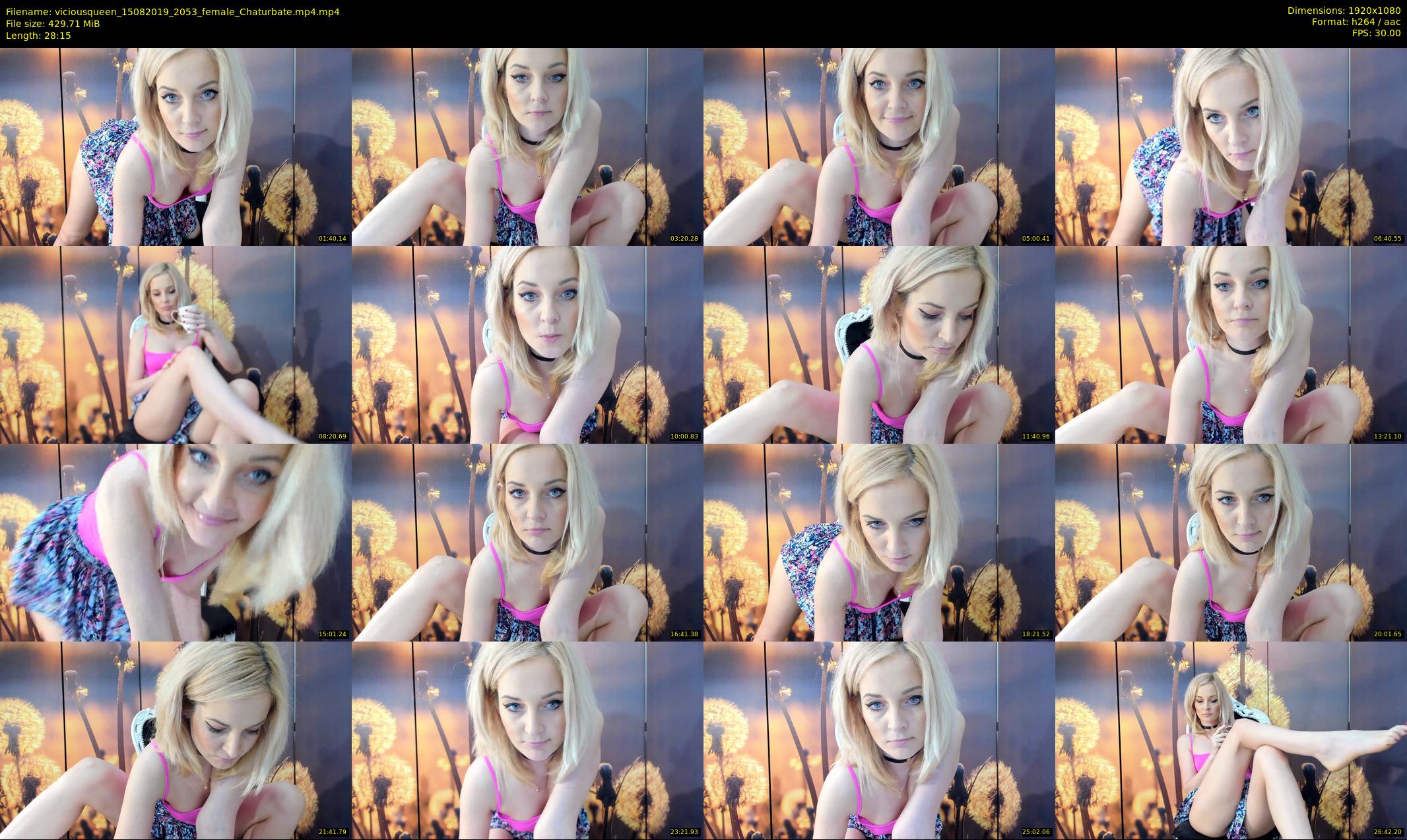 viciousqueen — 29 minute Chaturbate female cam show recording, 1080p, Aug 15, 2019