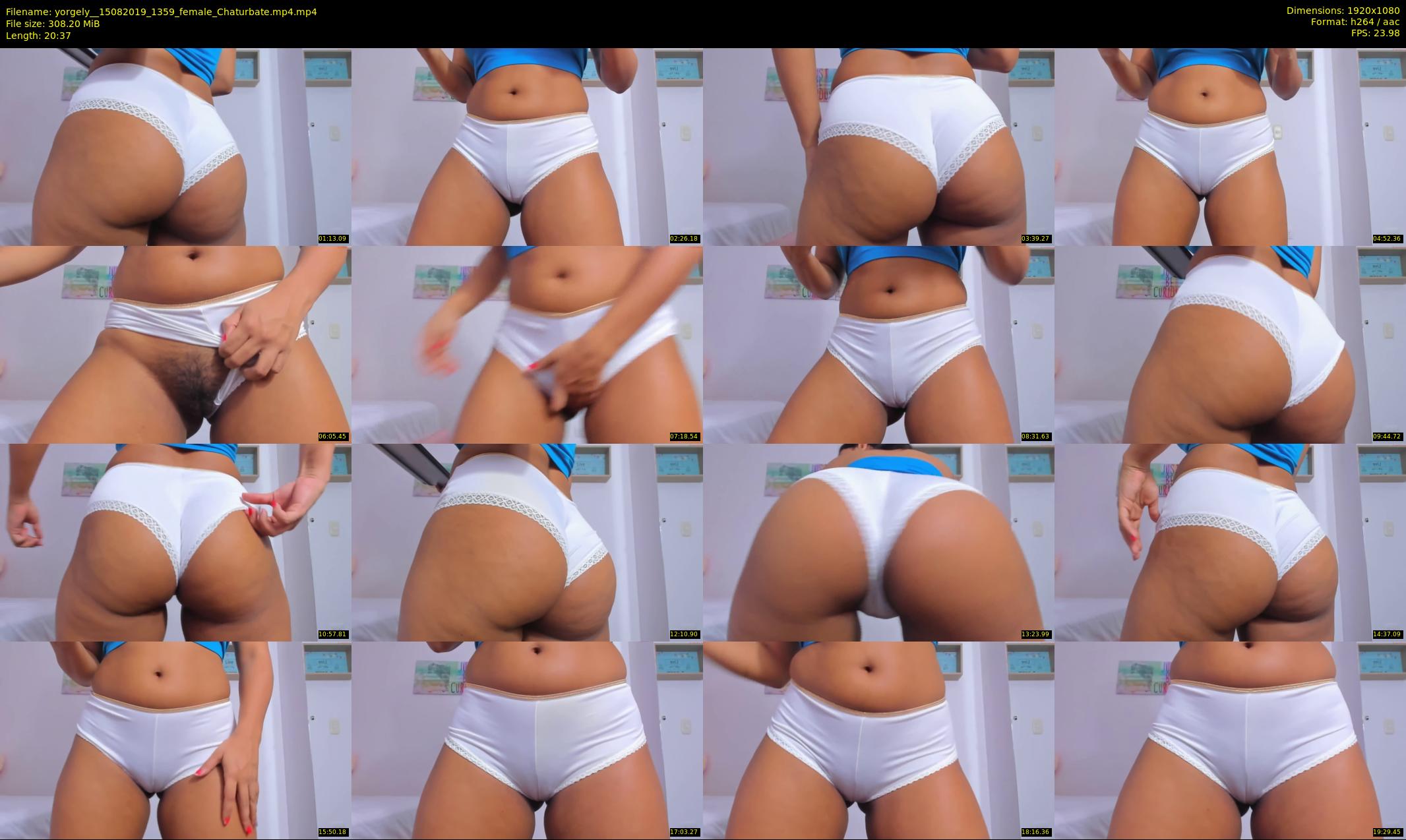 yorgely_ — 21 minute Chaturbate female cam show recording, 1080p, Aug 15, 2019