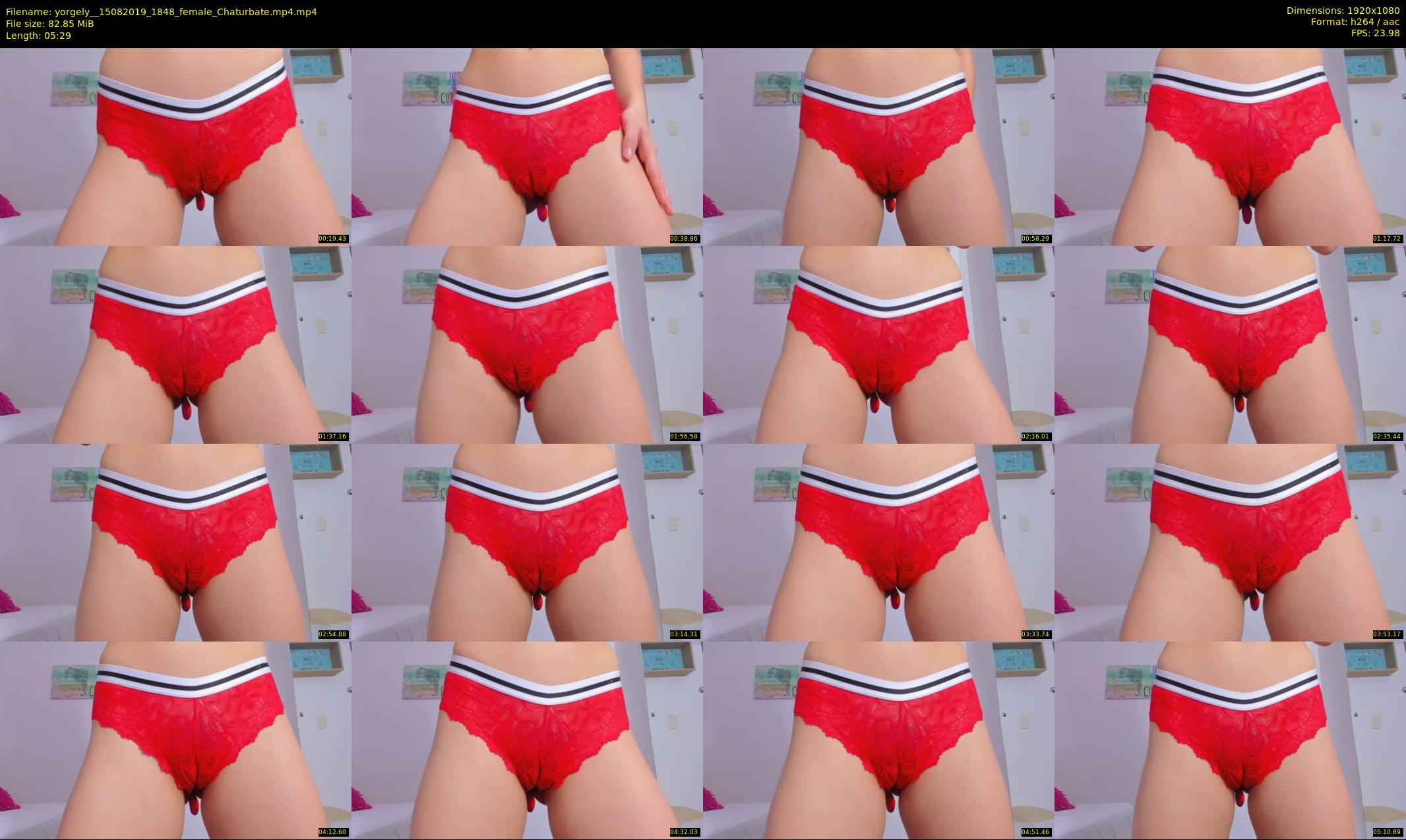 yorgely_ — 6 minute Chaturbate female cam show recording, 1080p, Aug 15, 2019