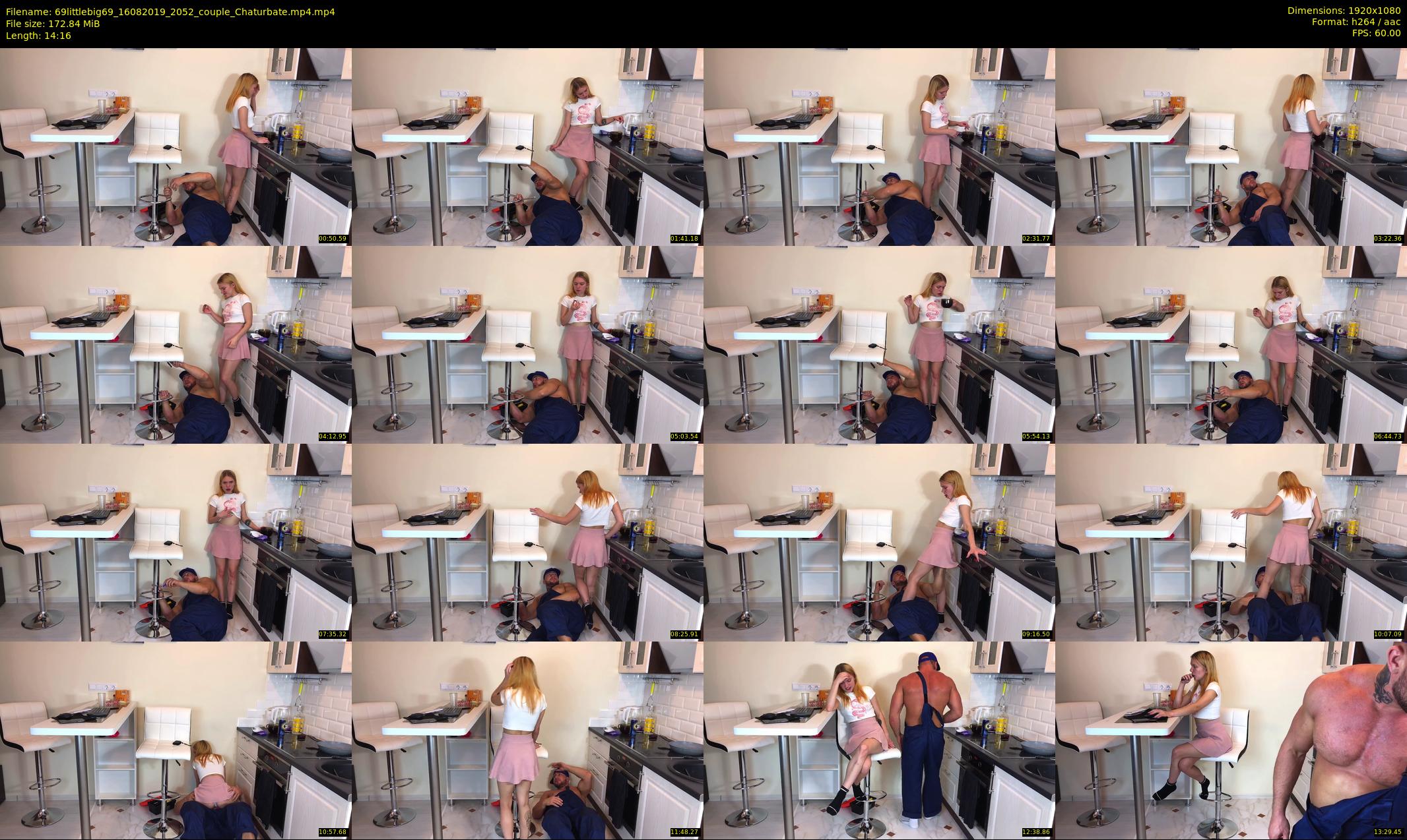 69littlebig69 — 15 minute Chaturbate couple cam show recording, 1080p, Aug 16, 2019