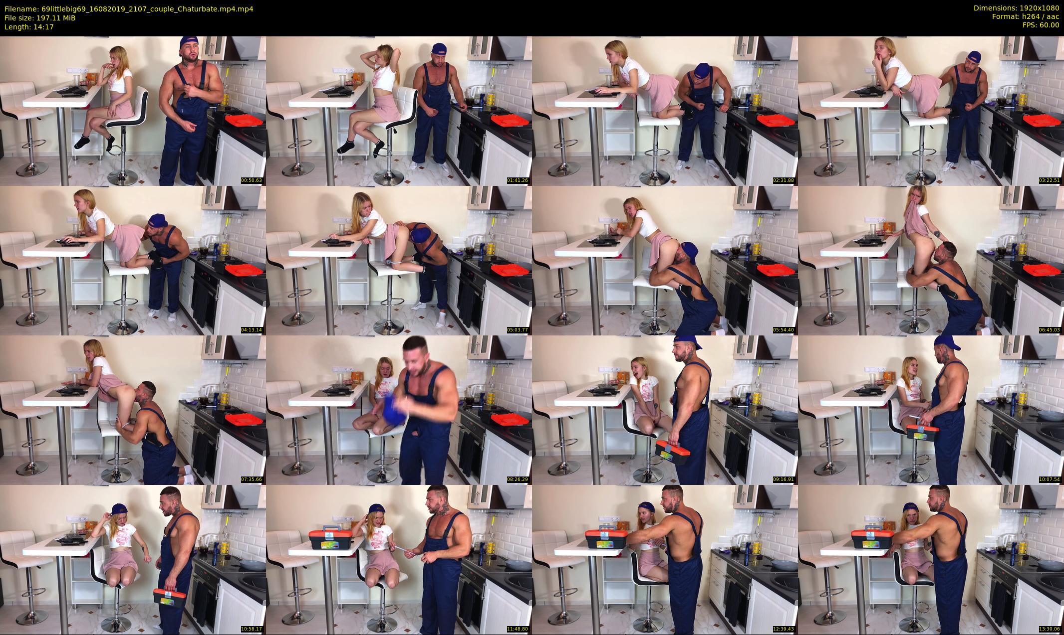 69littlebig69 — 15 minute Chaturbate couple cam show recording, 1080p, Aug 16, 2019