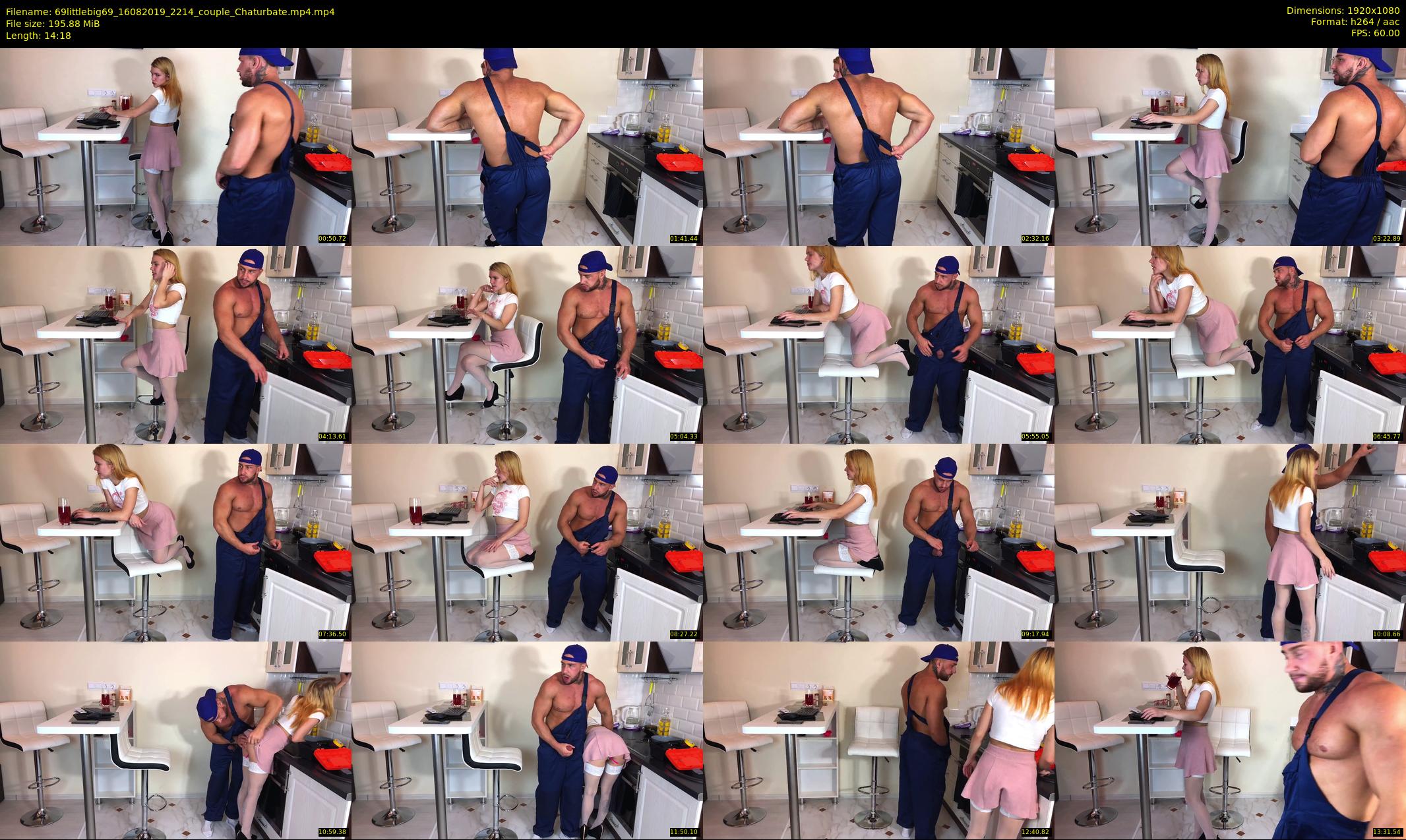 69littlebig69 — 15 minute Chaturbate couple cam show recording, 1080p, Aug 16, 2019