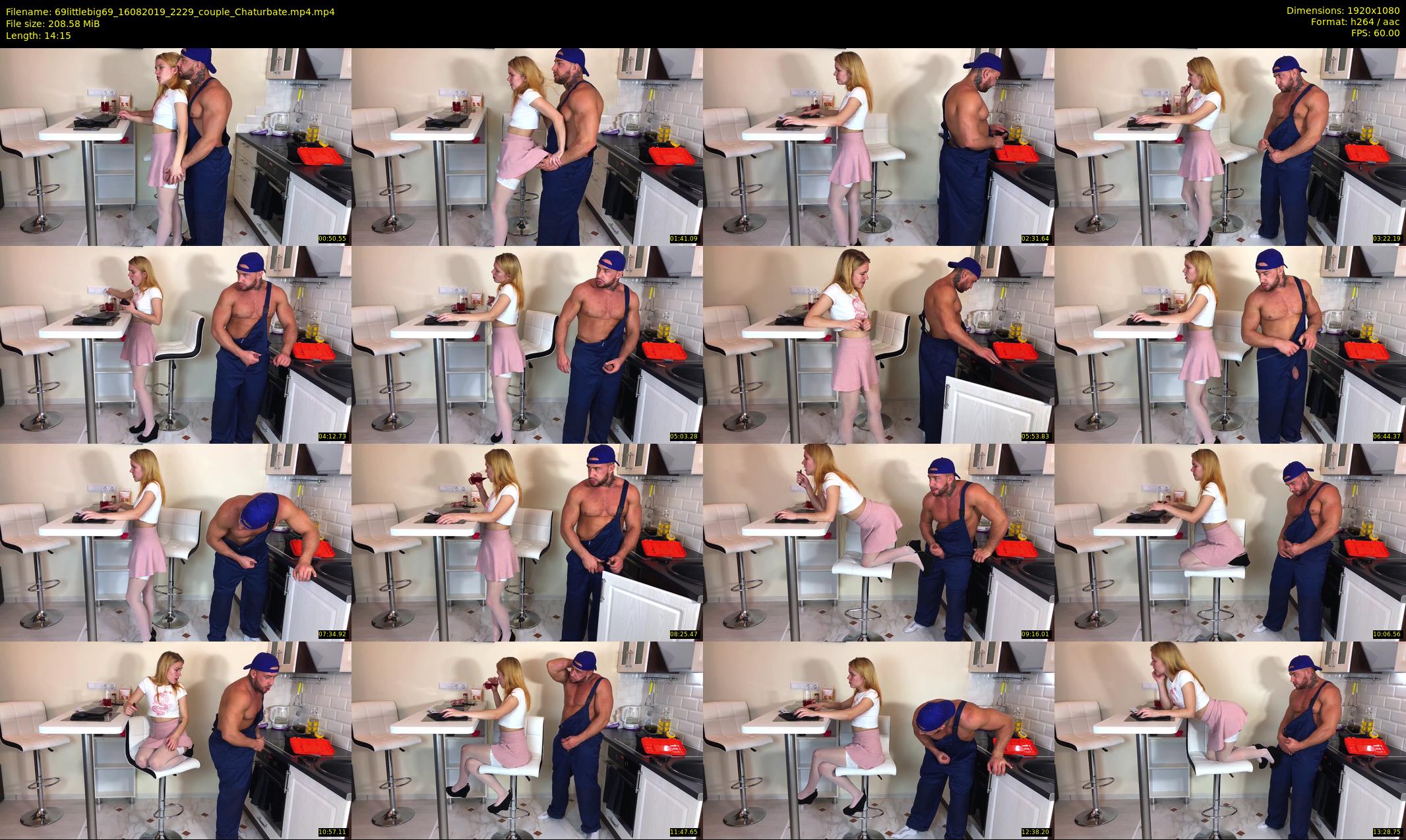 69littlebig69 — 15 minute Chaturbate couple cam show recording, 1080p, Aug 16, 2019