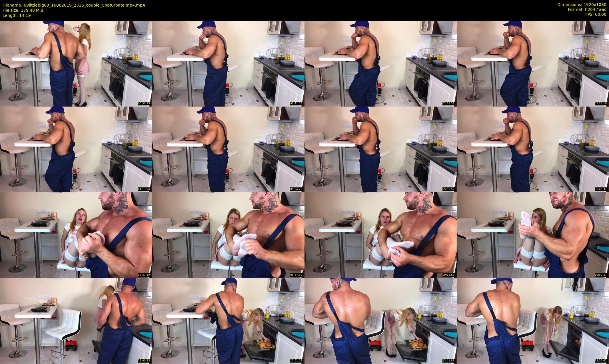 69littlebig69 — 15 minute Chaturbate couple cam show recording, 1080p, Aug 16, 2019
