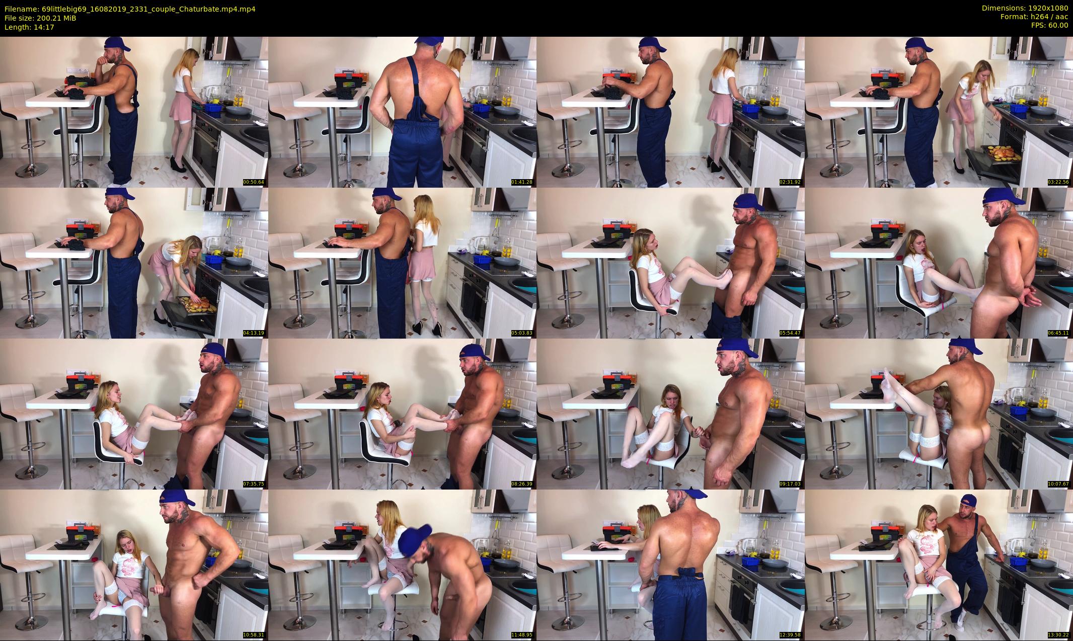 69littlebig69 — 15 minute Chaturbate couple cam show recording, 1080p, Aug 16, 2019