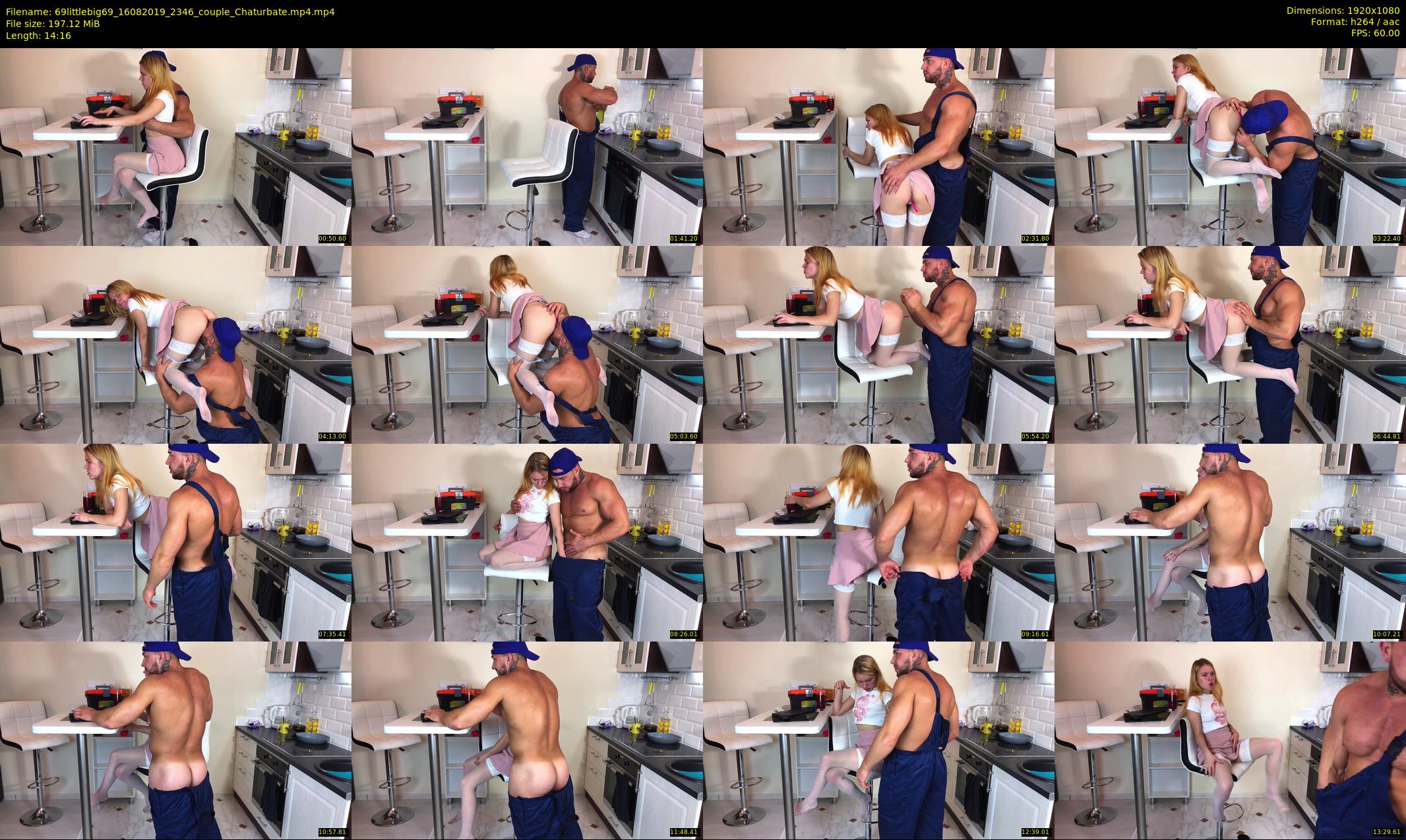 69littlebig69 — 15 minute Chaturbate couple cam show recording, 1080p, Aug 16, 2019