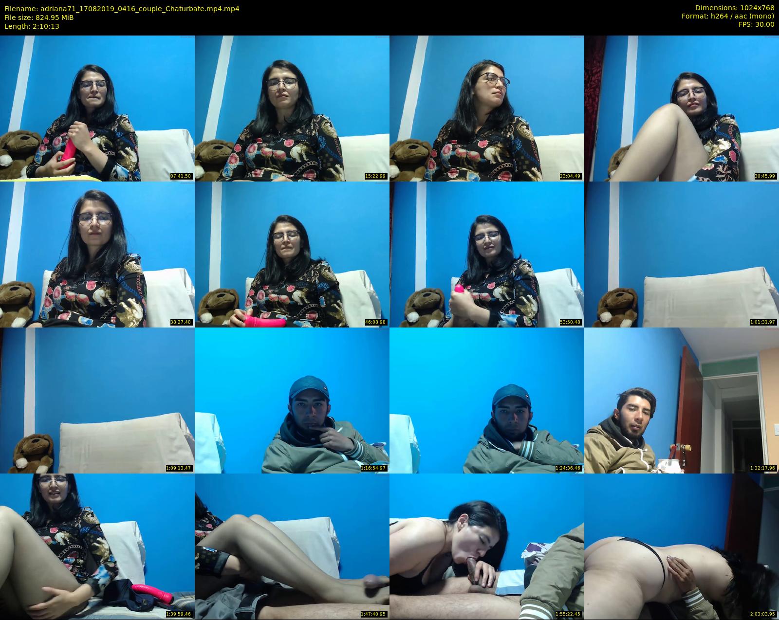 adriana71 — 131 minute Chaturbate couple cam show recording, 720p, Aug 17, 2019