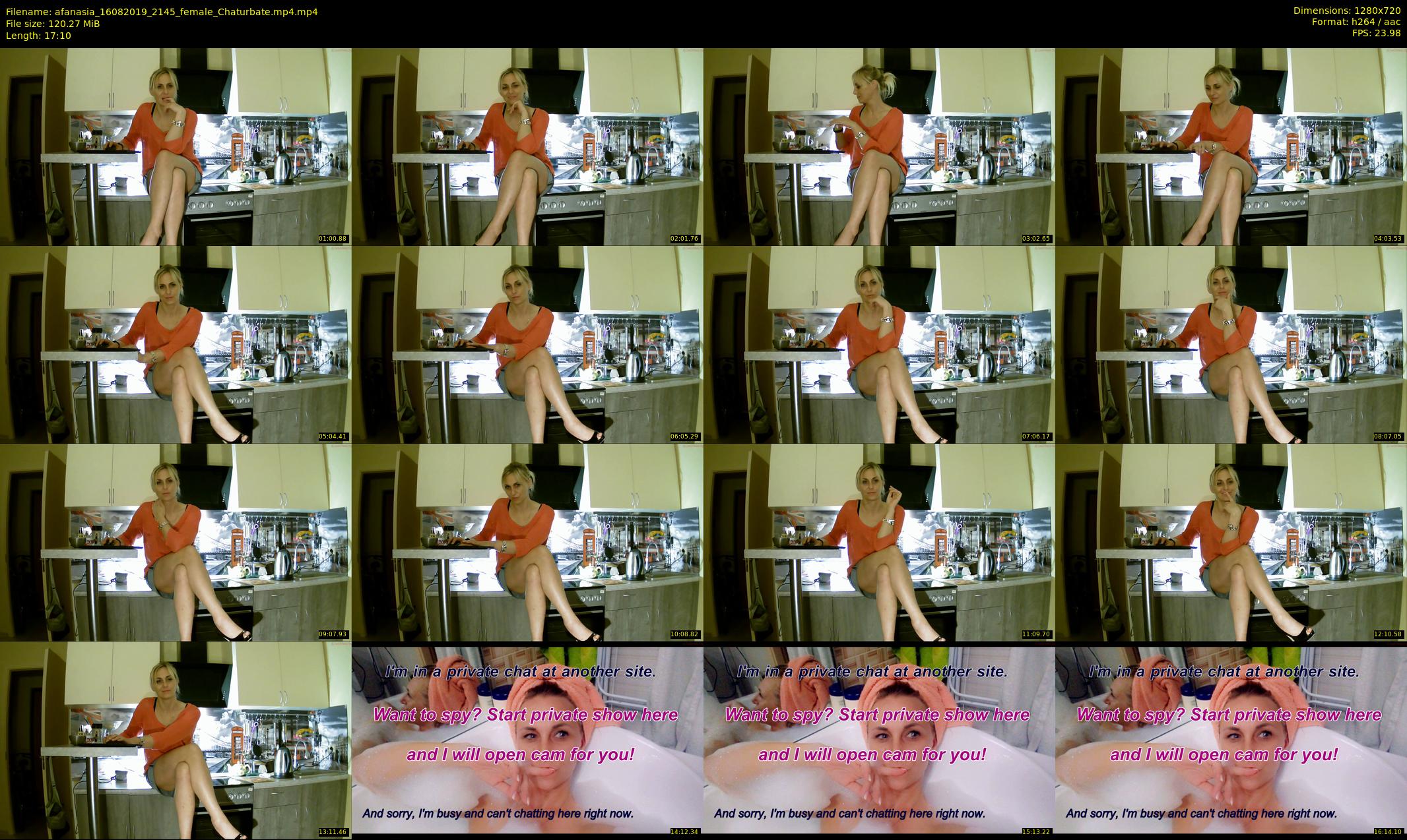 afanasia — 18 minute Chaturbate female cam show recording, 720p, Aug 16, 2019