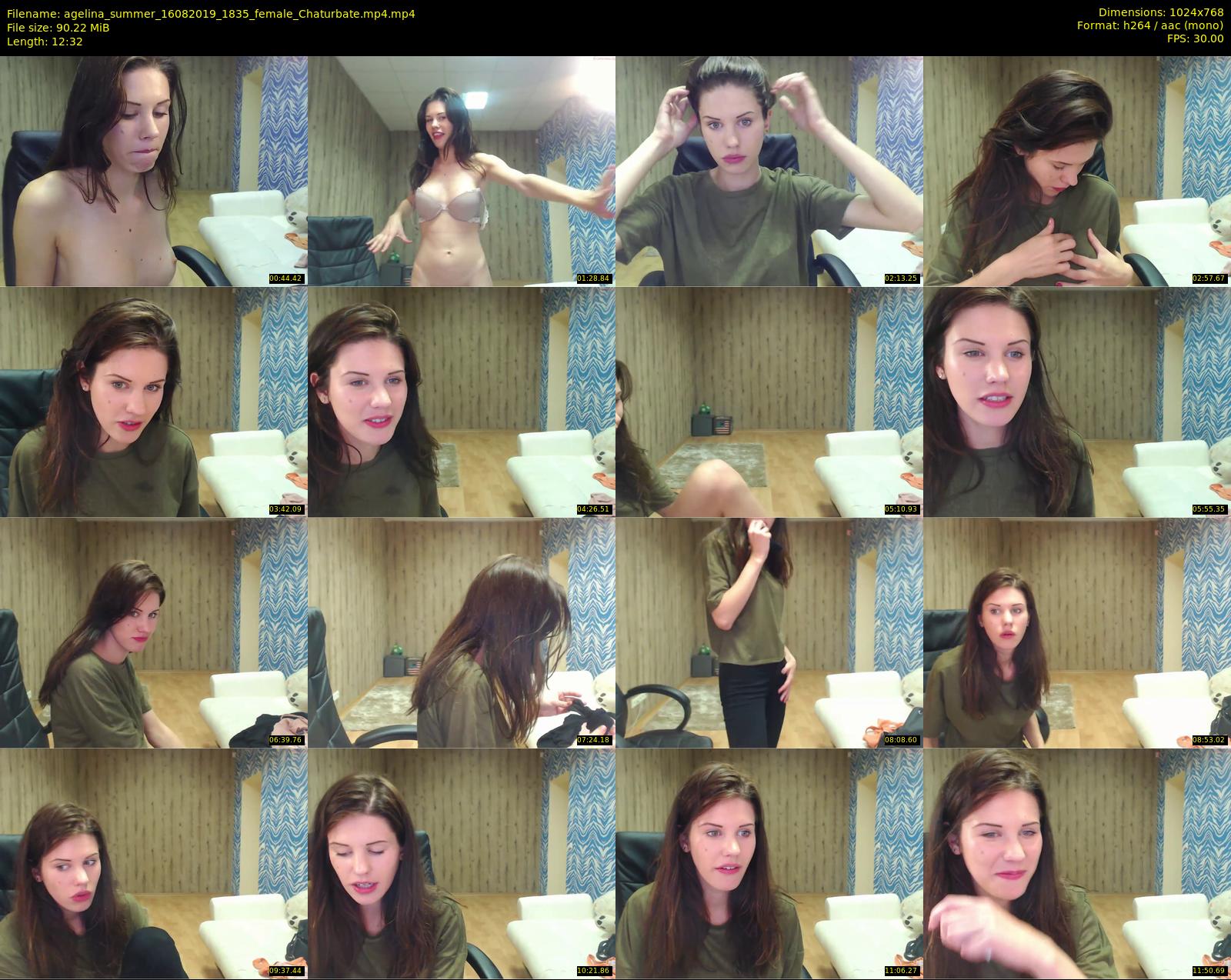 agelina_summer — 13 minute Chaturbate female cam show recording, 720p, Aug 16, 2019